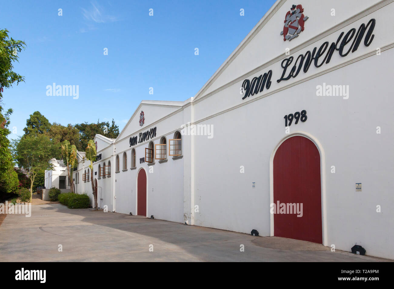 Wine cellars on Val Loveren Wine Estate, Robertson Wine Valley, Western