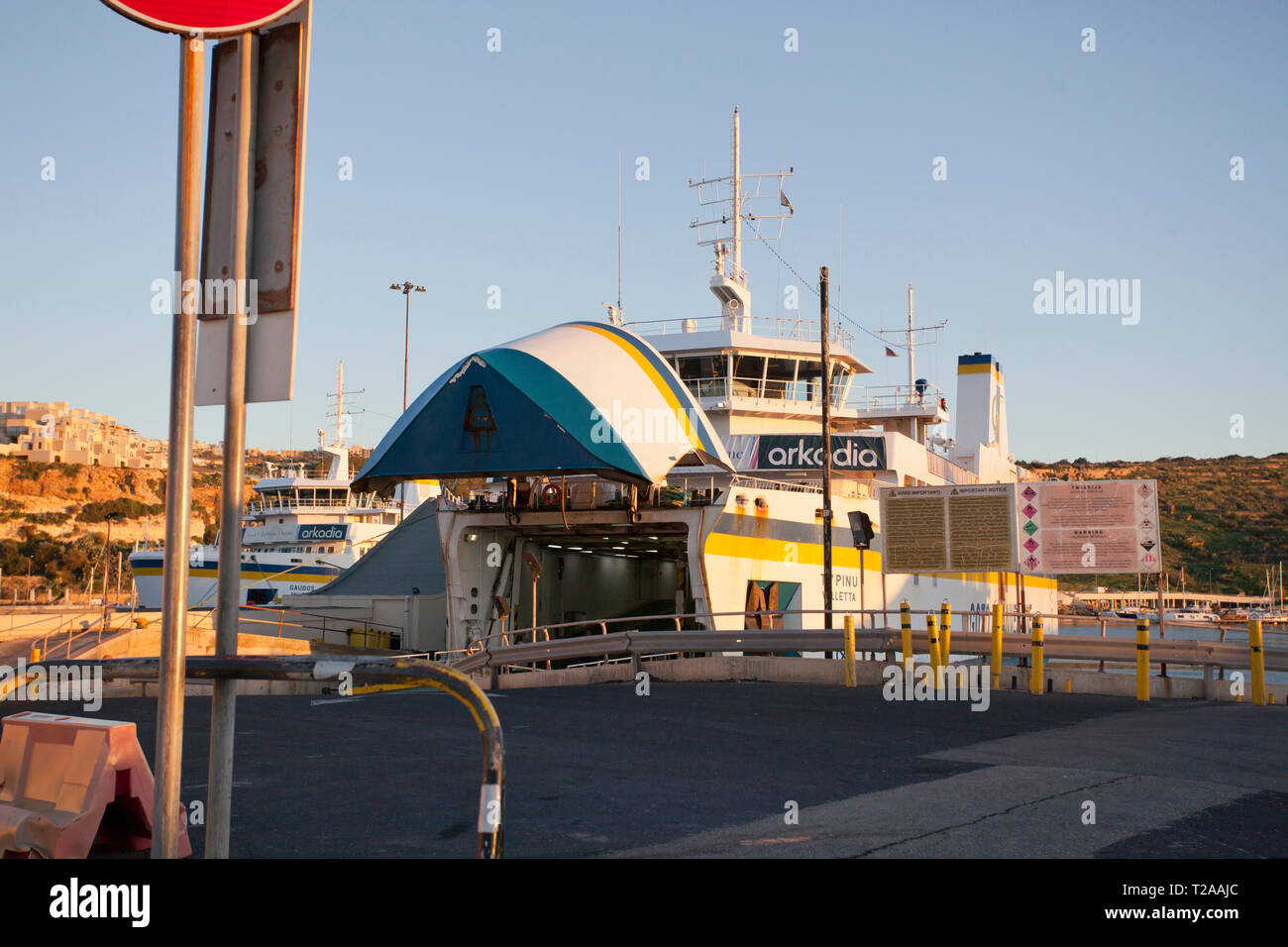 Gozo Channel Ltd. Gozo Ferry Stock Photo
