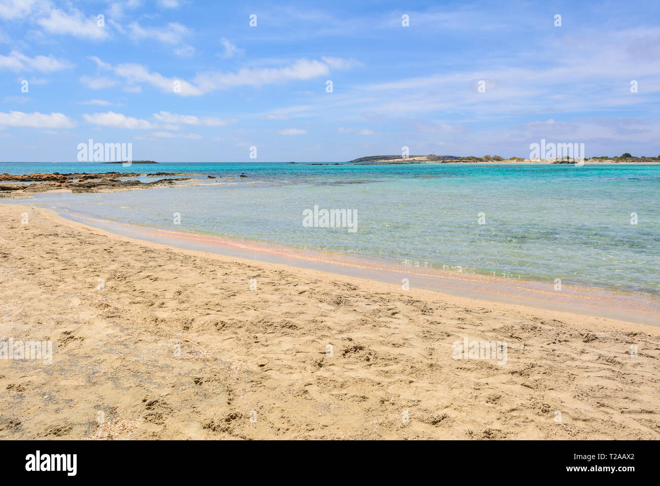Elafonisi A Beach With Pink Sand Warm And Crystal Clear