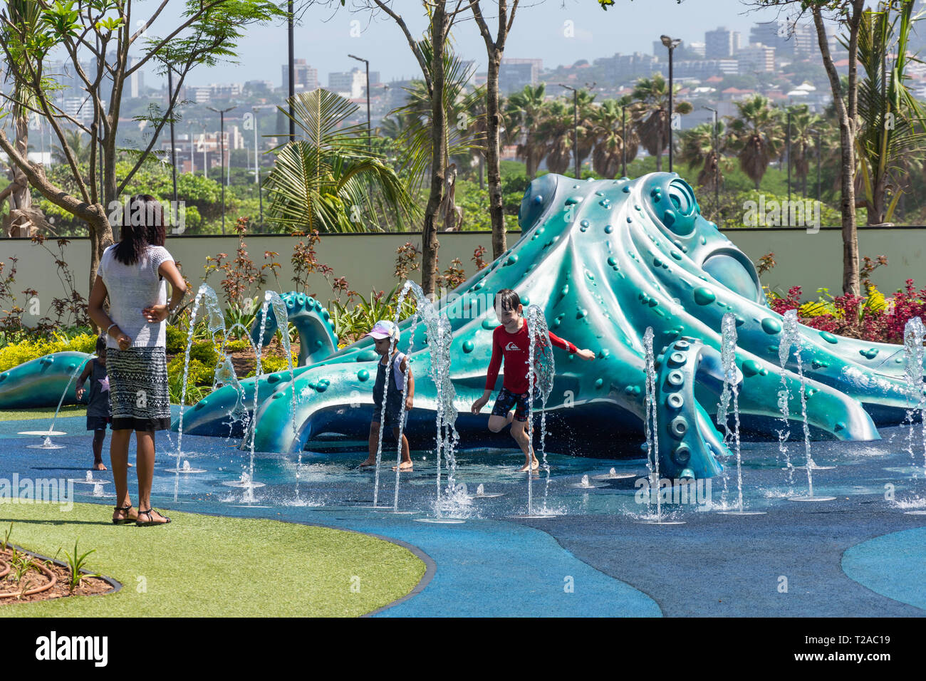 Children S Fountain Playground At Suncoast Casino And Entertainment World Suncoast Boulevard Durban Kwazulu Natal South Africa Stock Photo Alamy