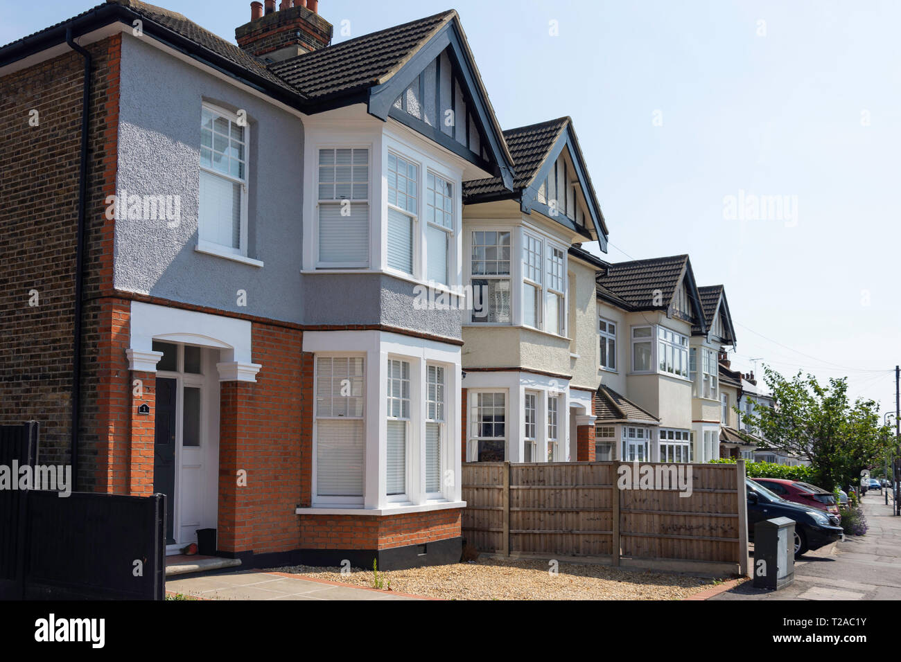 Semi detached houses housing street streets howard road upminste hires