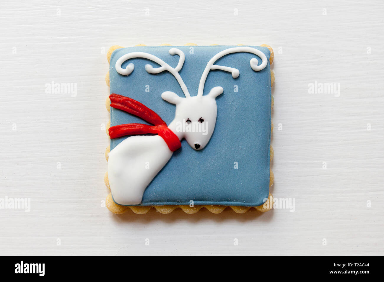Holiday theme biscuit festive cookie Stock Photo