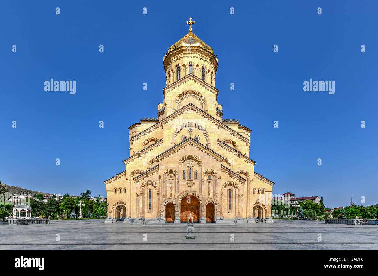 The Holy Trinity Cathedral of Tbilisi commonly known as Sameba is the ...