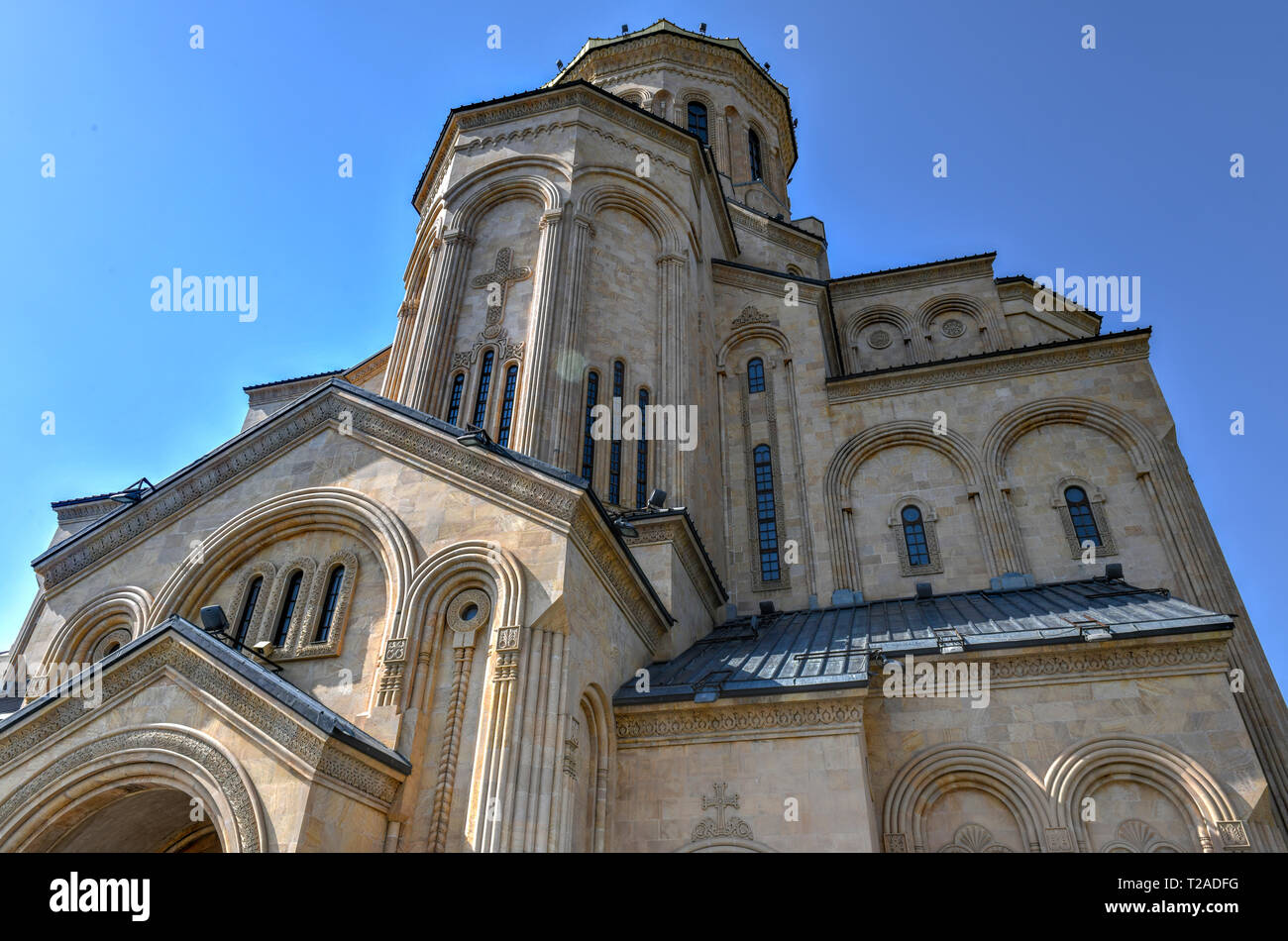 The Holy Trinity Cathedral of Tbilisi commonly known as Sameba is the ...