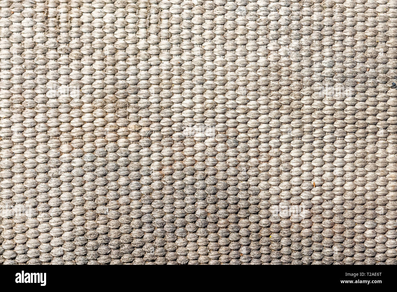 Background texture of an old fire hose or a repeating pattern for mockup or design pattern in a construction, food or industrial flat layer of sample  Stock Photo