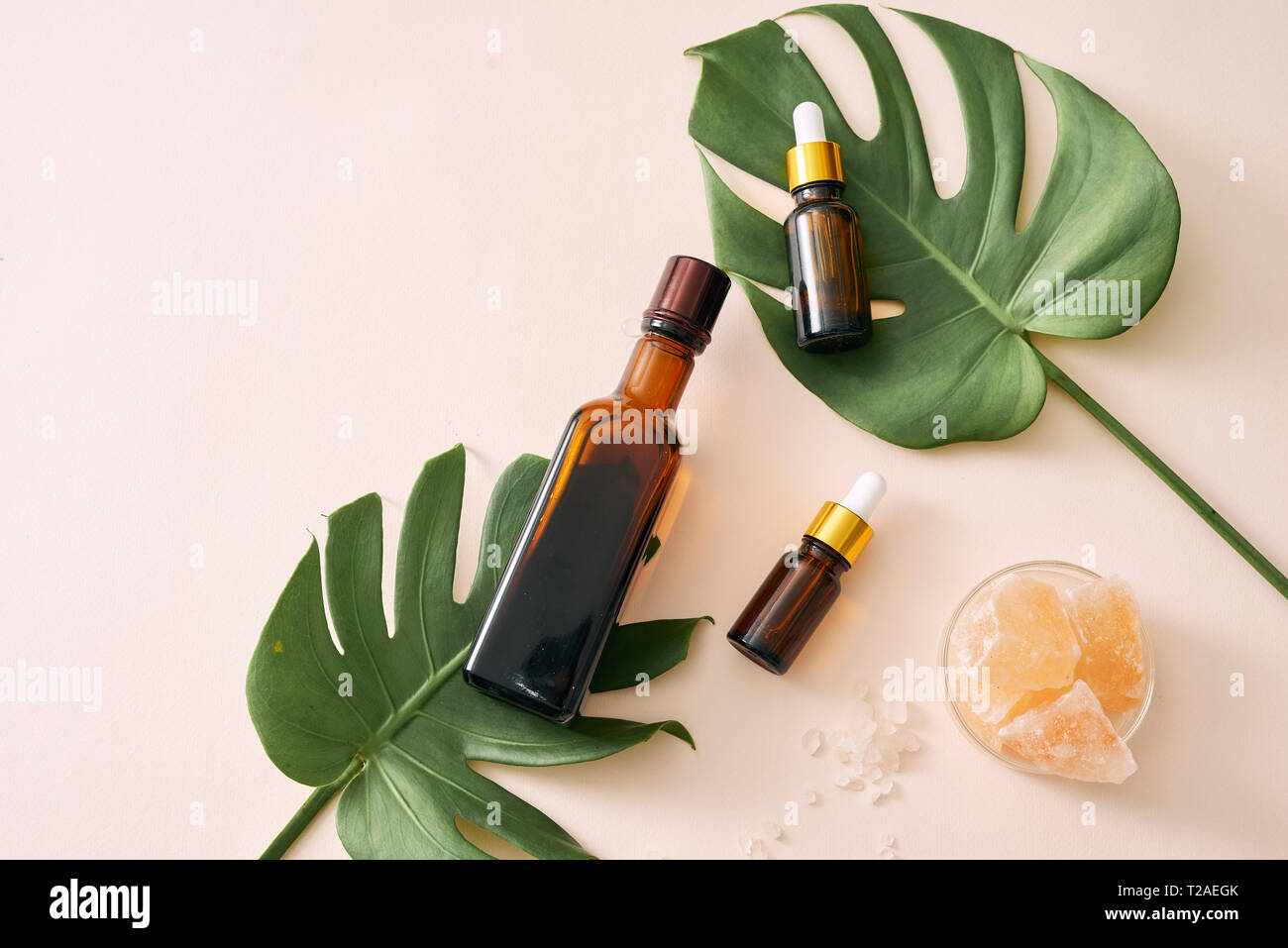 cosmetic nature skincare and essential oil aromatherapy .organic natural  science beauty product .herbal alternative medicine . mock up Stock Photo -  Alamy