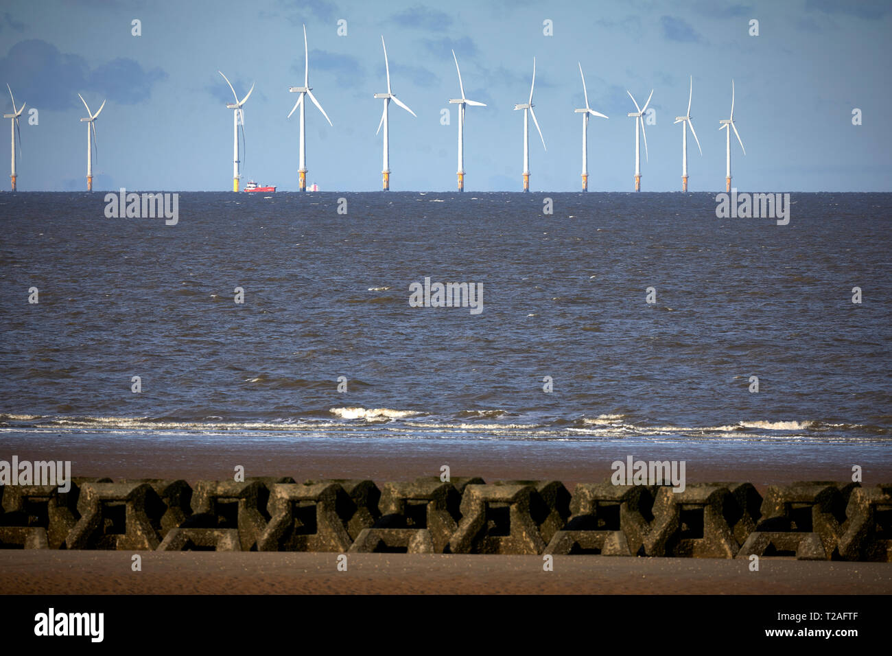 New Brighton seaside resort Wallasey, Wirral, Merseyside, England