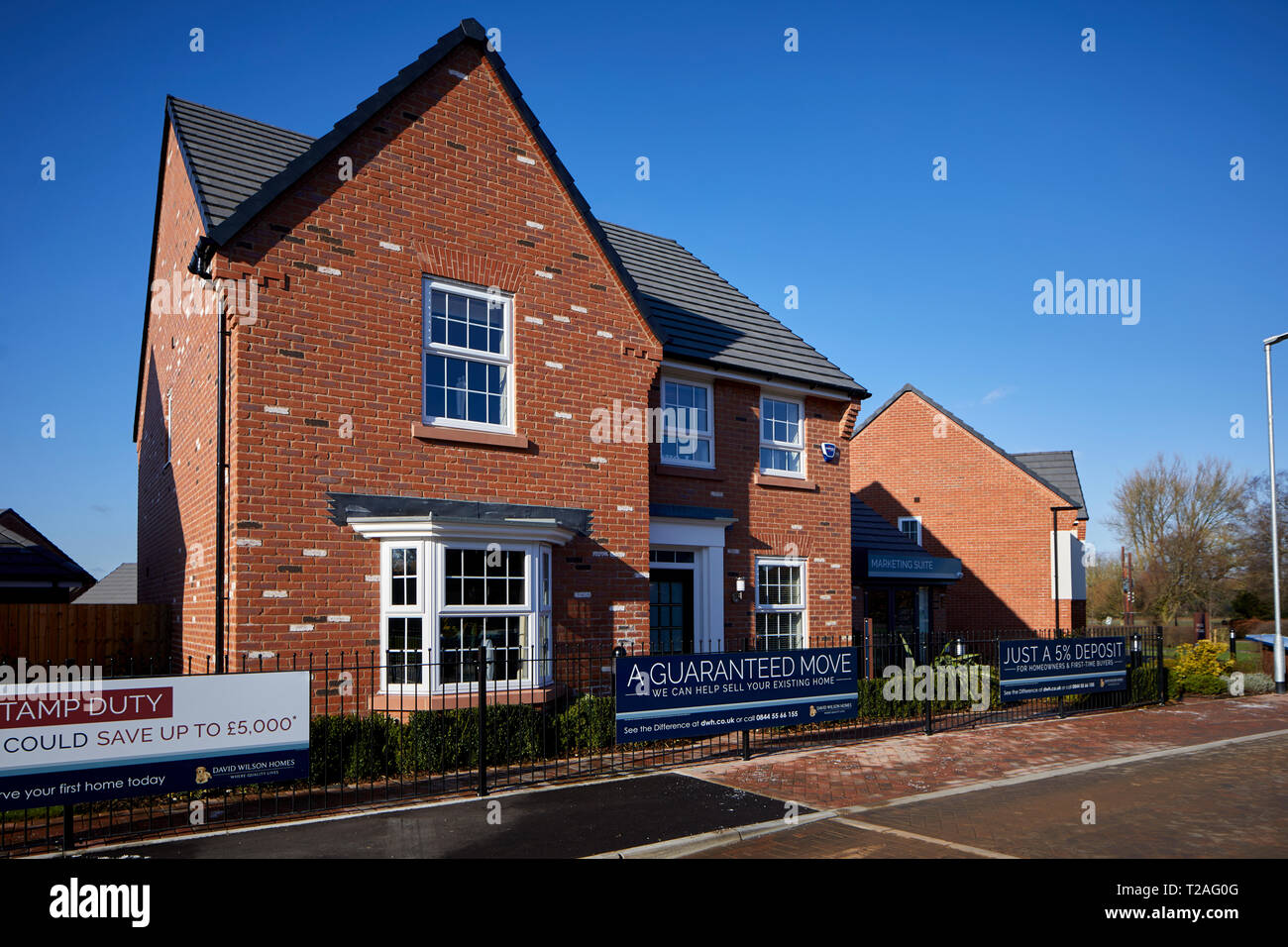 DAVID WILSON HOMES new build houses at Black Firs Park, Congleton in