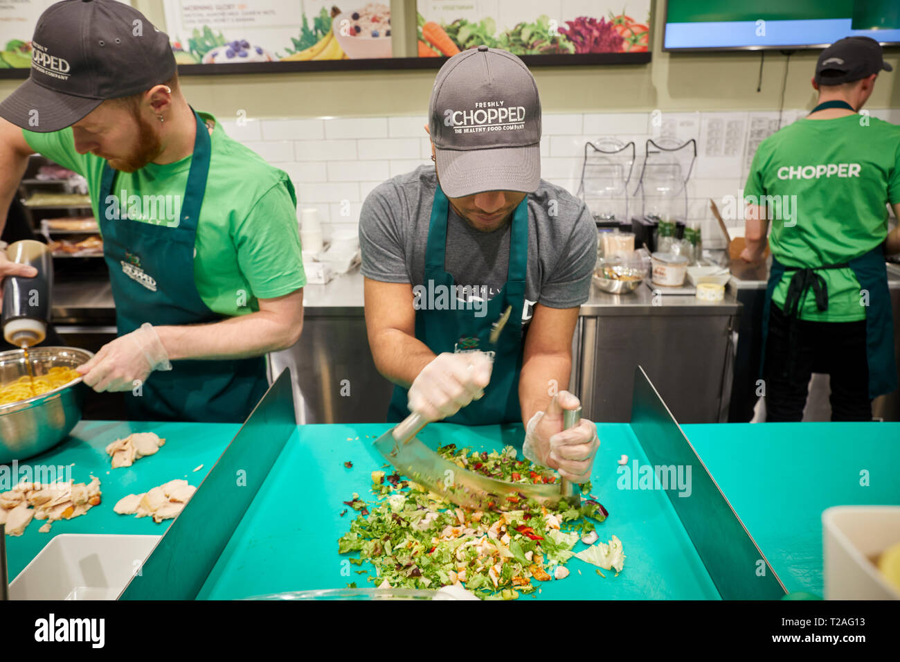 Irish FRESHLY CHOPPER salad takeaway store have chosen Manchester for their first in store