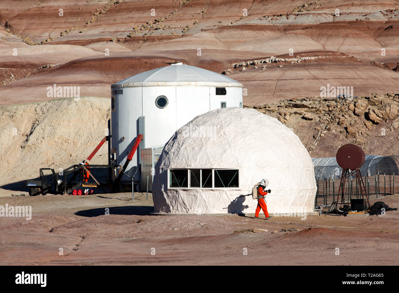 HANKSVILLE The Mars Desert Research Station (MDRS) in a remote corner