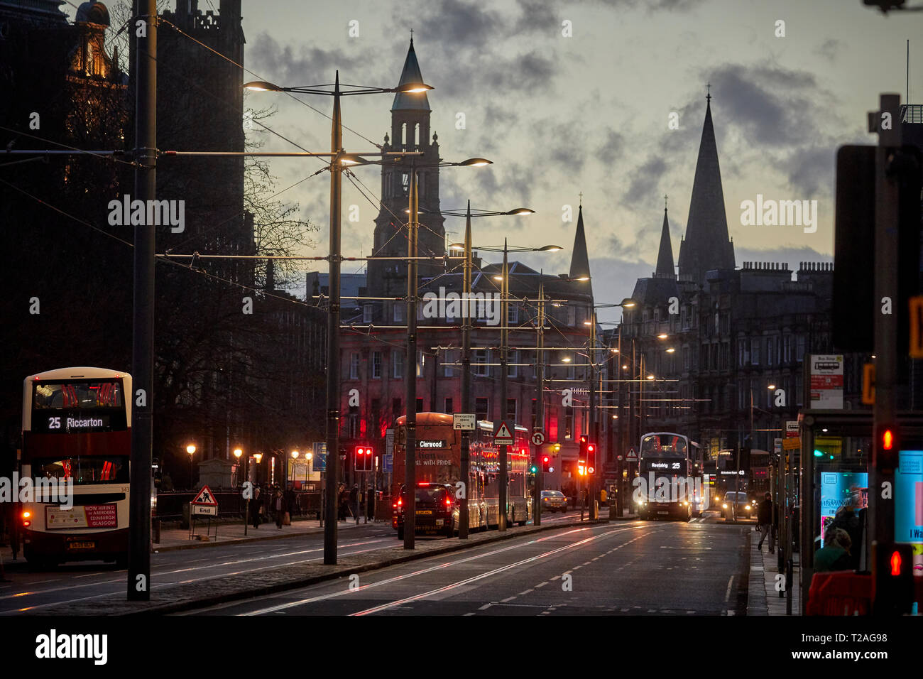 Main street edinburgh hires stock photography and images Alamy
