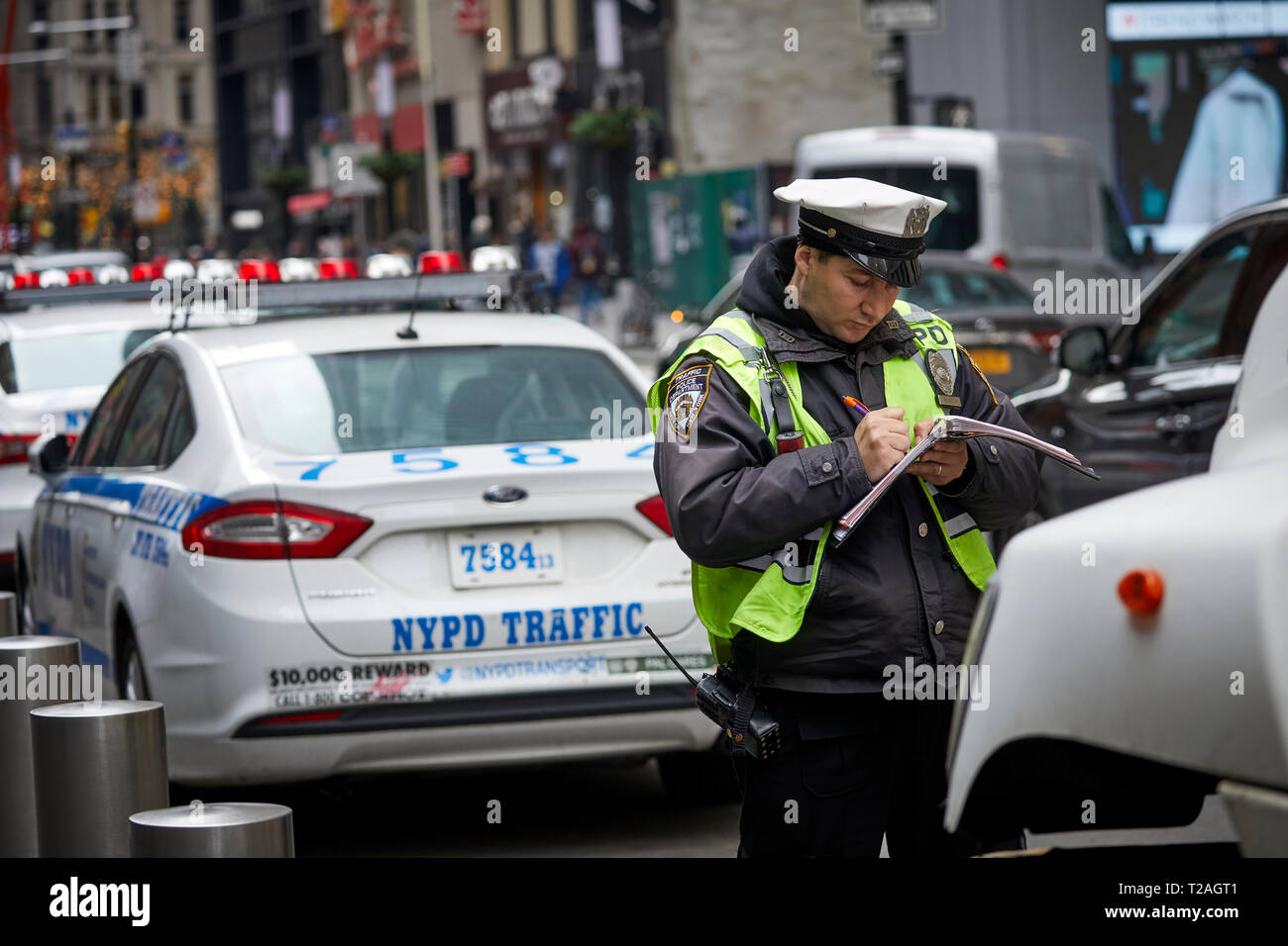 Writing a traffic ticket hires stock photography and images Alamy