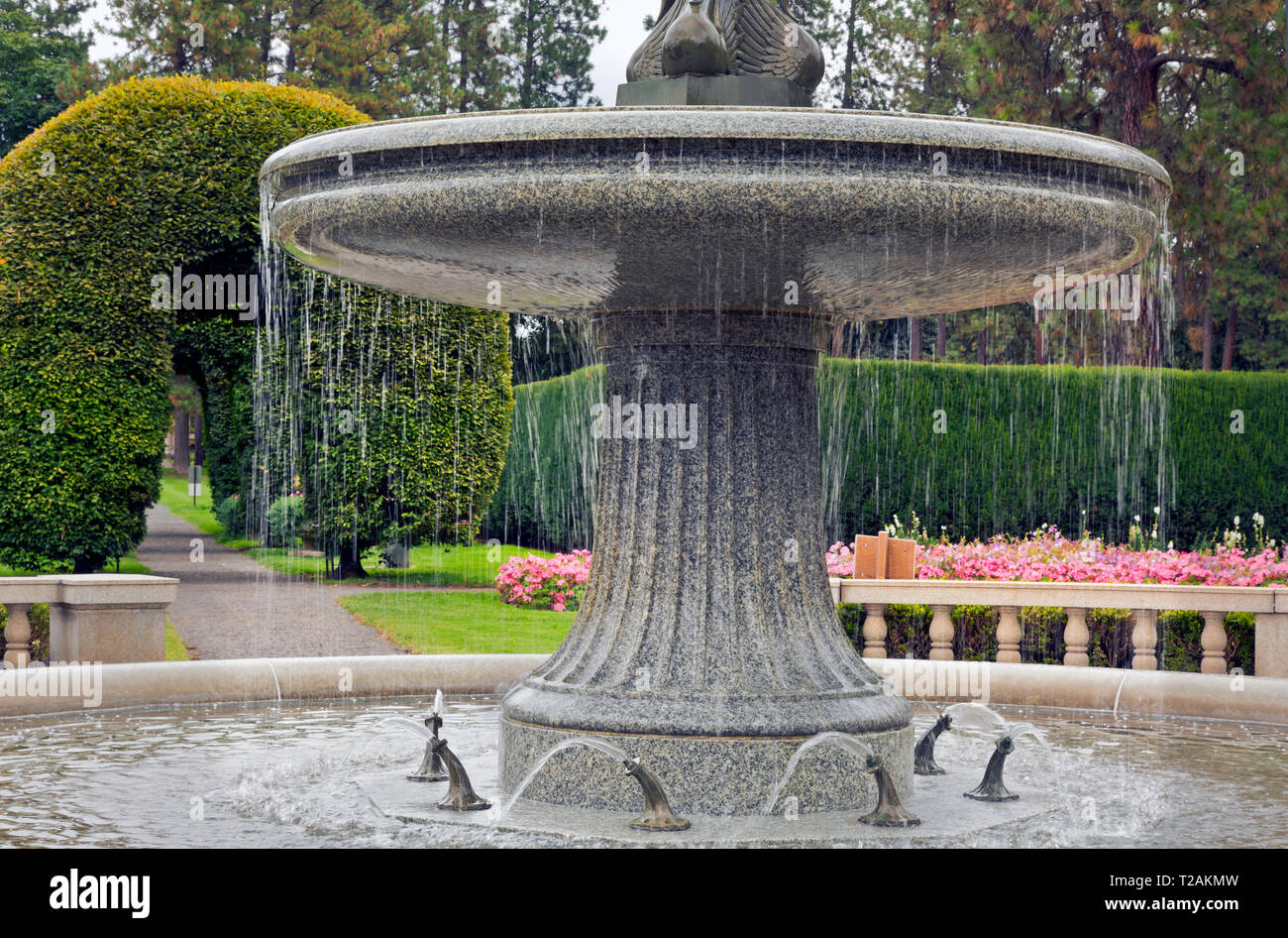 Fountain Formal Path Stock Photos Fountain Formal Path Stock