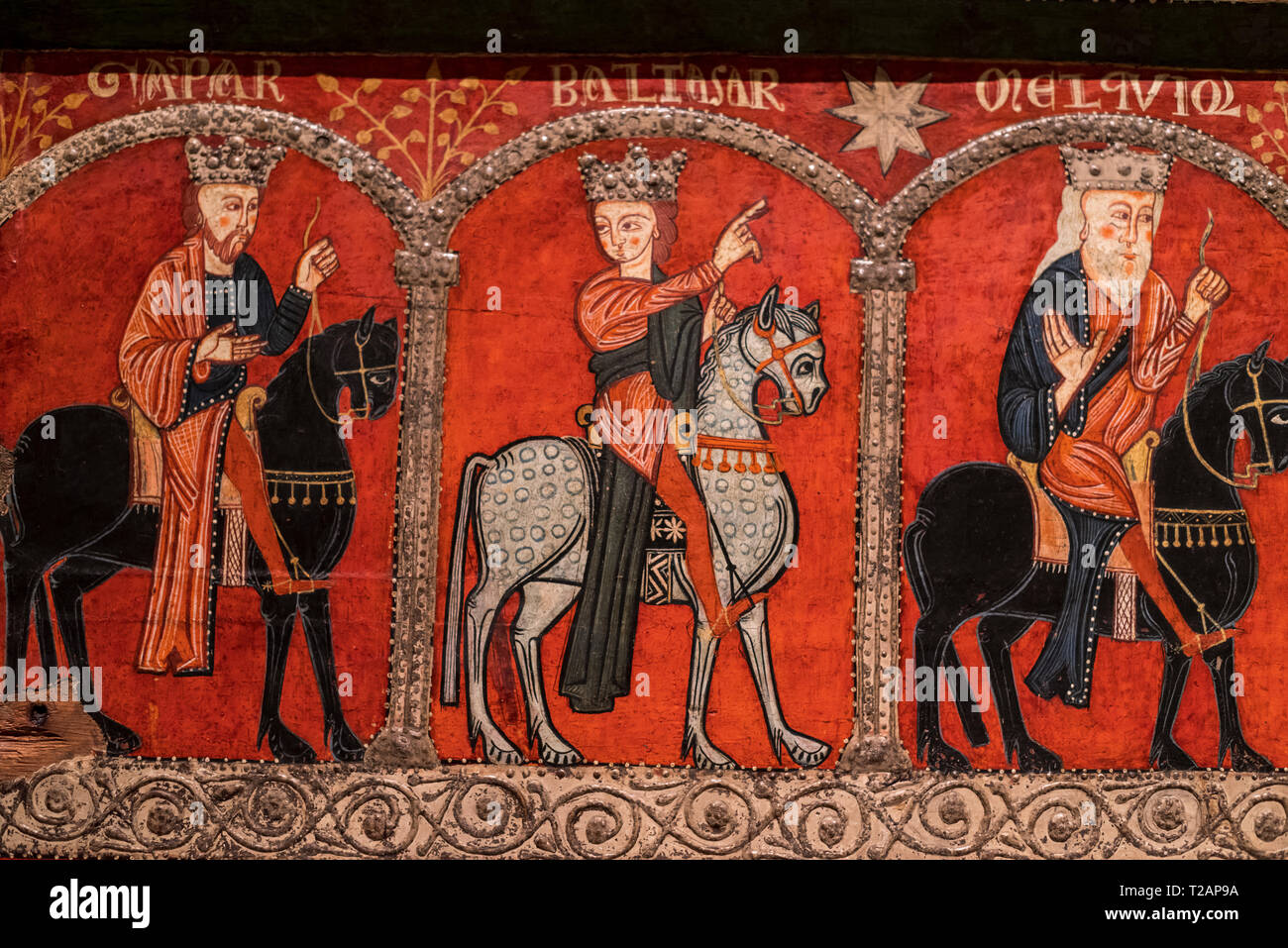 Romanesque Art In The National Art Museum Of Catalonia,Barcrelona,altar ...