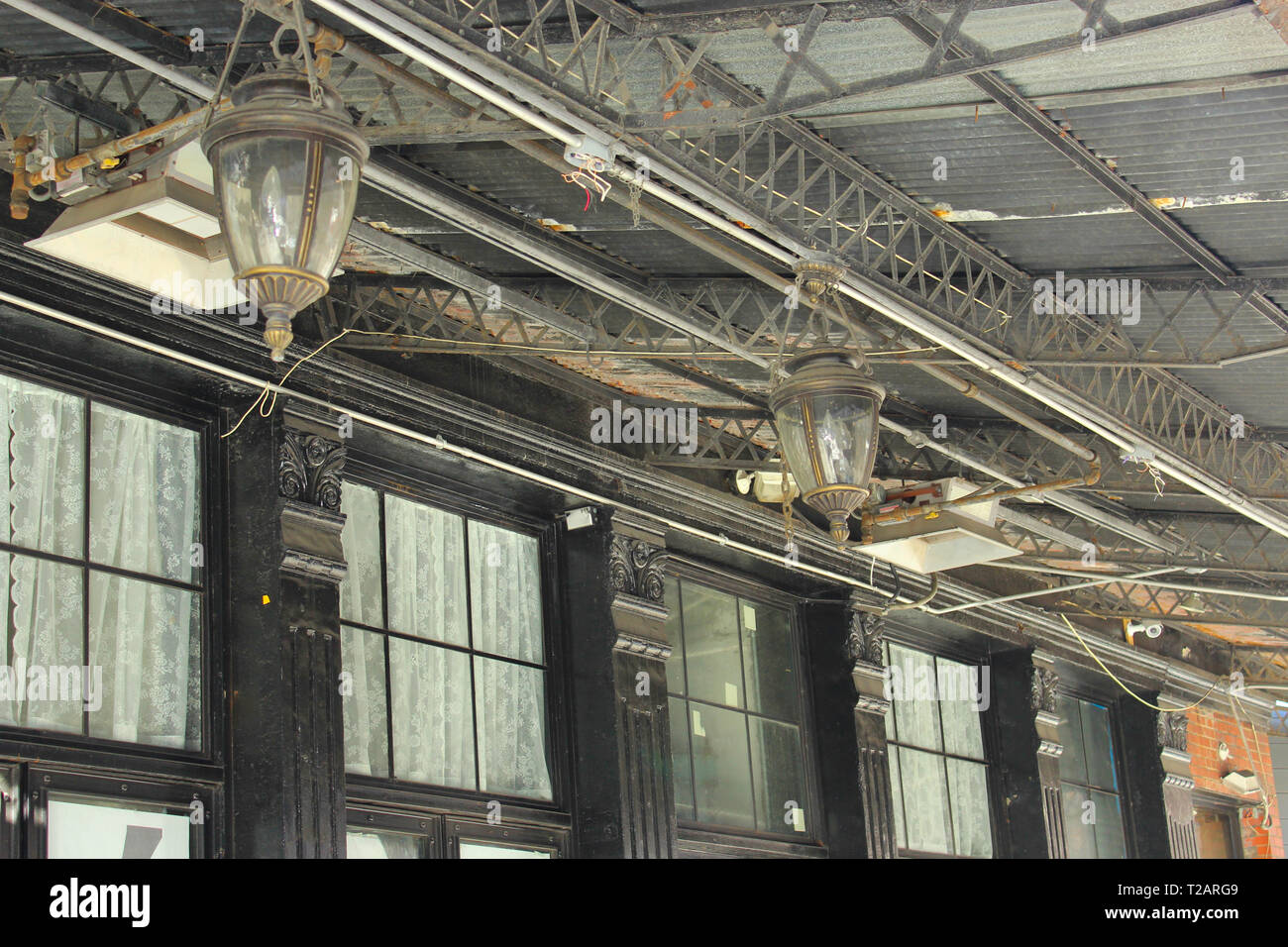 Roof in the Meatpacking District in NYC Stock Photo