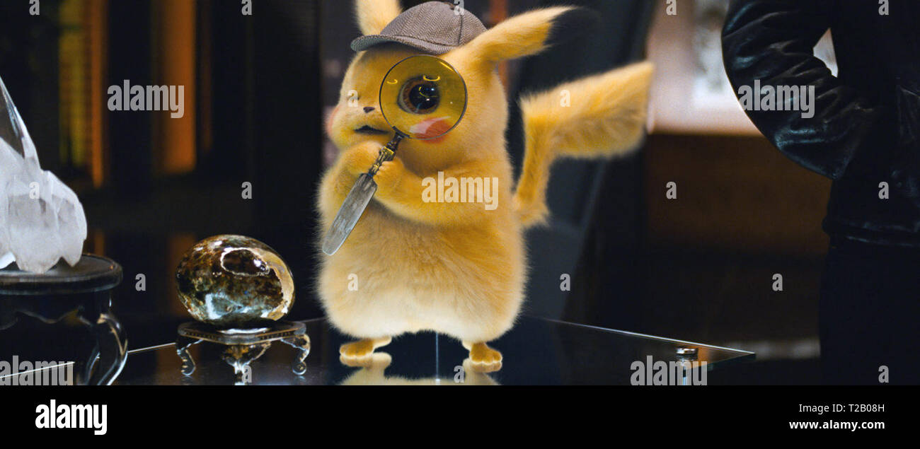 Pokemon: Detective Pikachu is an upcoming 2019 science fiction action comedy mystery film directed by Rob Letterman, who co-wrote the screenplay with Dan Hernandez, Benji Samit and Derek Connolly from a story by Hernandez, Samit and Nicole Perlman.    This photograph is for editorial use only and is the copyright of the film company and/or the photographer assigned by the film or production company and can only be reproduced by publications in conjunction with the promotion of the above Film. A Mandatory Credit to the film company is required. The Photographer should also be credited when know Stock Photo
