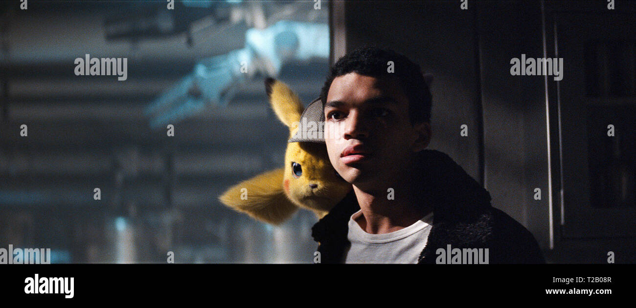 Pokemon: Detective Pikachu is an upcoming 2019 science fiction action comedy mystery film directed by Rob Letterman, who co-wrote the screenplay with Dan Hernandez, Benji Samit and Derek Connolly from a story by Hernandez, Samit and Nicole Perlman.    This photograph is for editorial use only and is the copyright of the film company and/or the photographer assigned by the film or production company and can only be reproduced by publications in conjunction with the promotion of the above Film. A Mandatory Credit to the film company is required. The Photographer should also be credited when know Stock Photo