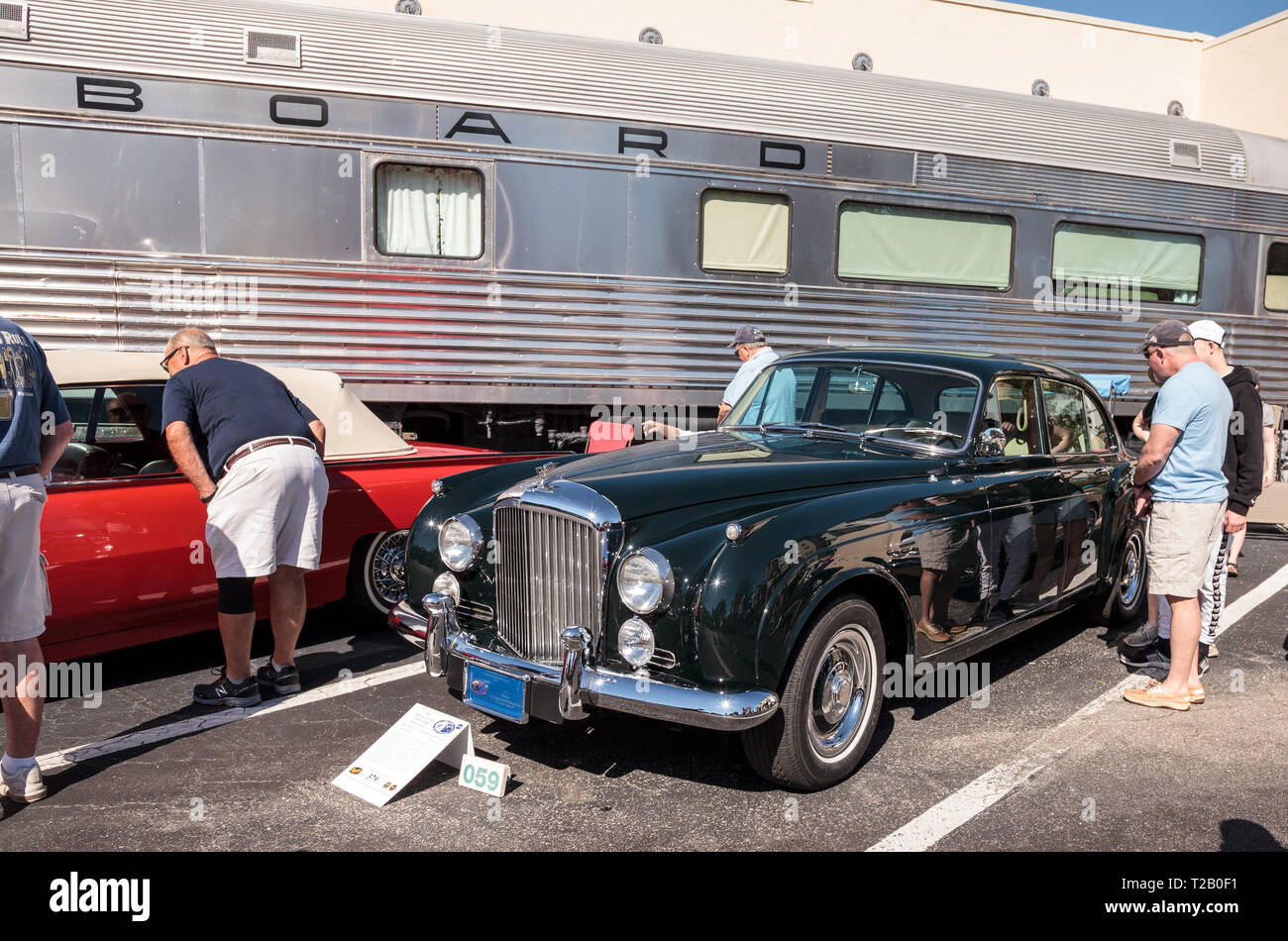 Naples Florida Usa March 23 2019 Rare Blue 1962 Bentley S2 Continental Flying Spur At The 32nd Annual Naples Depot Classic Car Show In Naples Fl Stock Photo Alamy