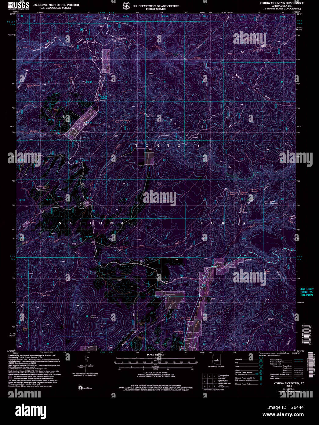 Oxbow map hires stock photography and images Alamy