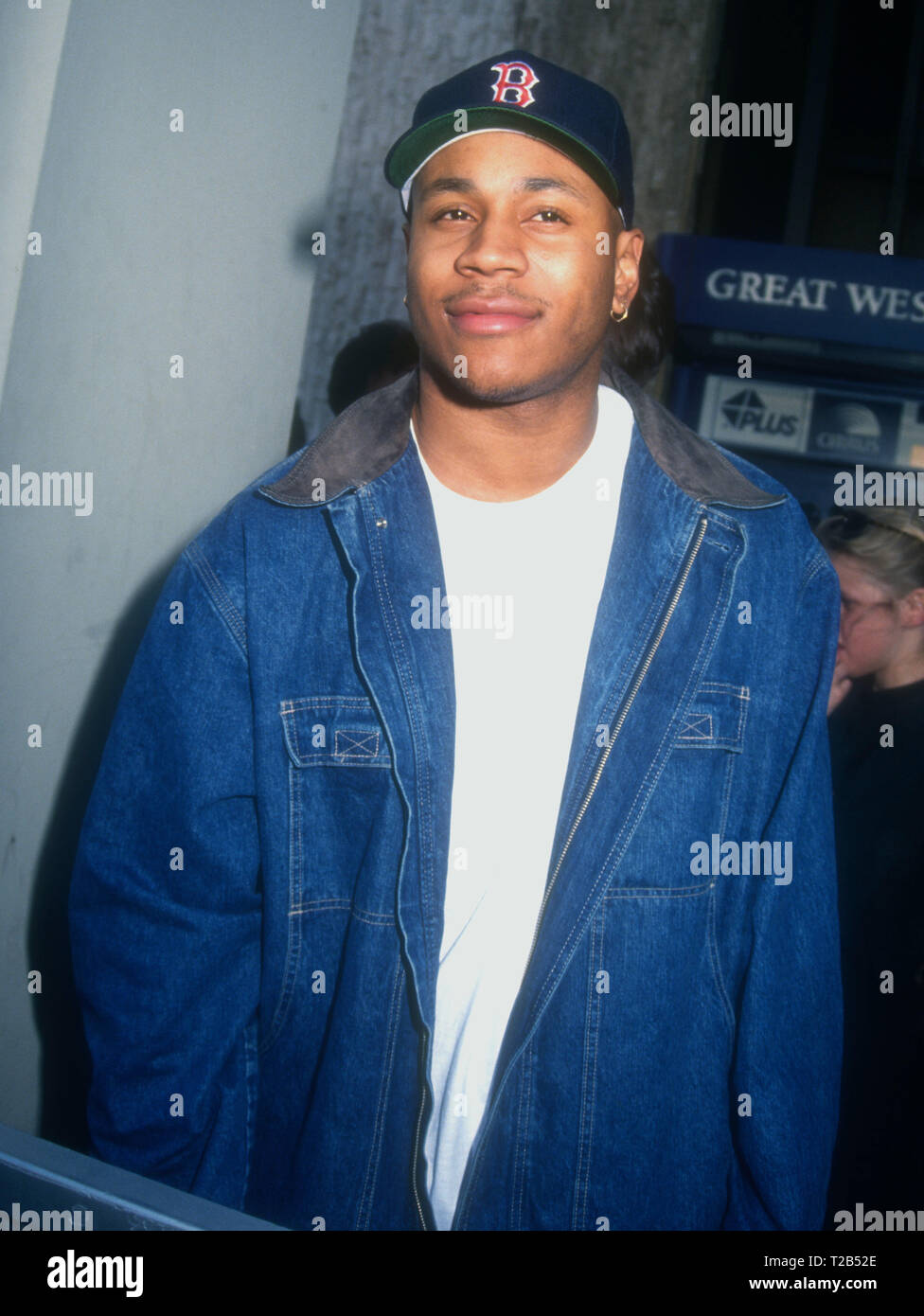 HOLLYWOOD, CA - MARCH 11: Rapper/actor LL Cool J attends Hollywood Walk of Fame Ceremony for The Supremes on March 11, 1994 at 7050 Hollywood Boulevard in Hollywood, California. Photo by Barry King/Alamy Stock Photo Stock Photo