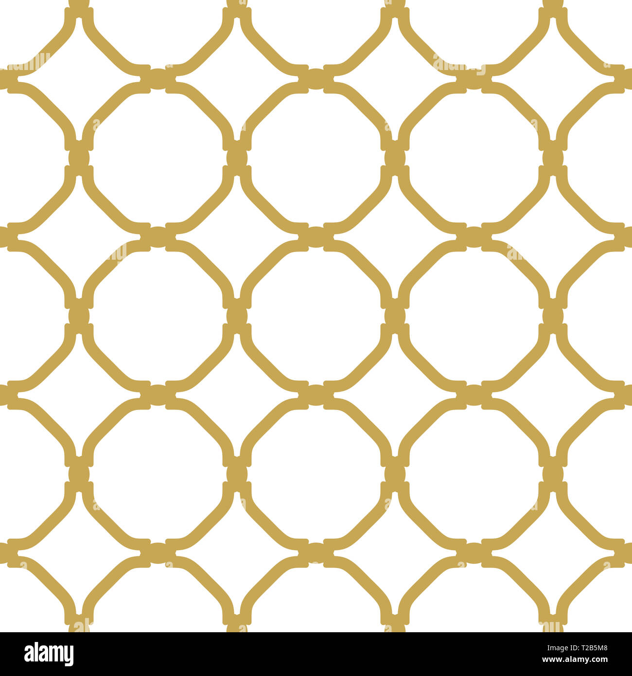 Seamless golden ornament in arabian style. Geometric abstract ...