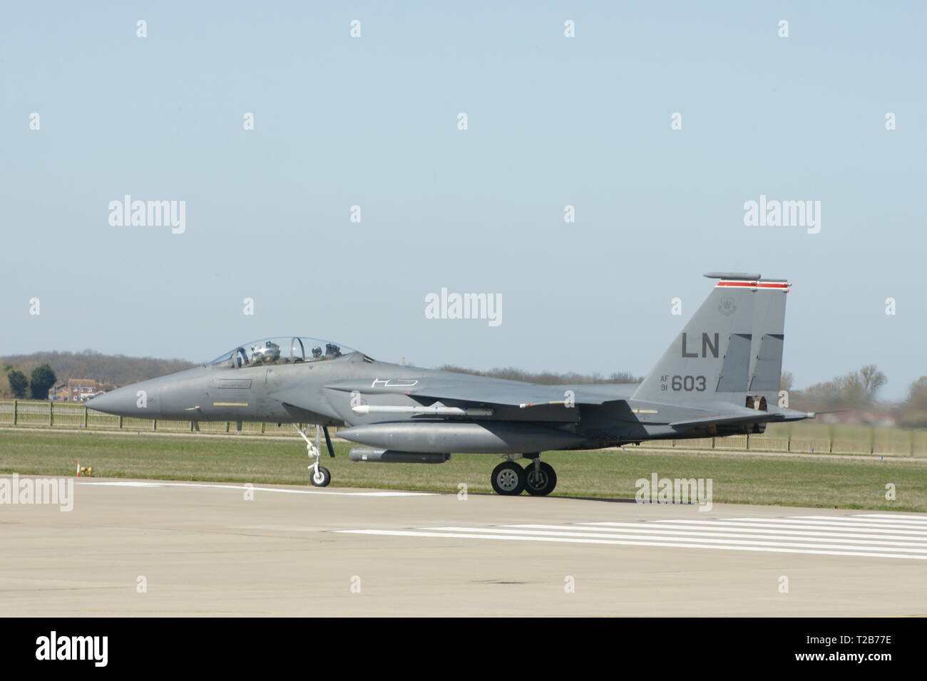 McDonnell Douglas F-15E Strike Eagle Stock Photo
