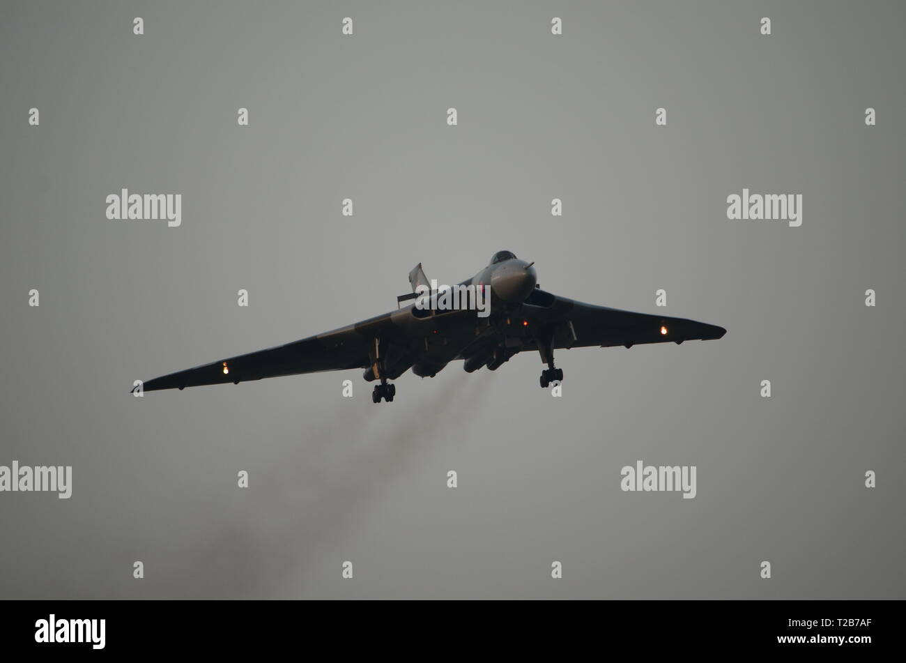 Vulcan bomber XH558 Stock Photo