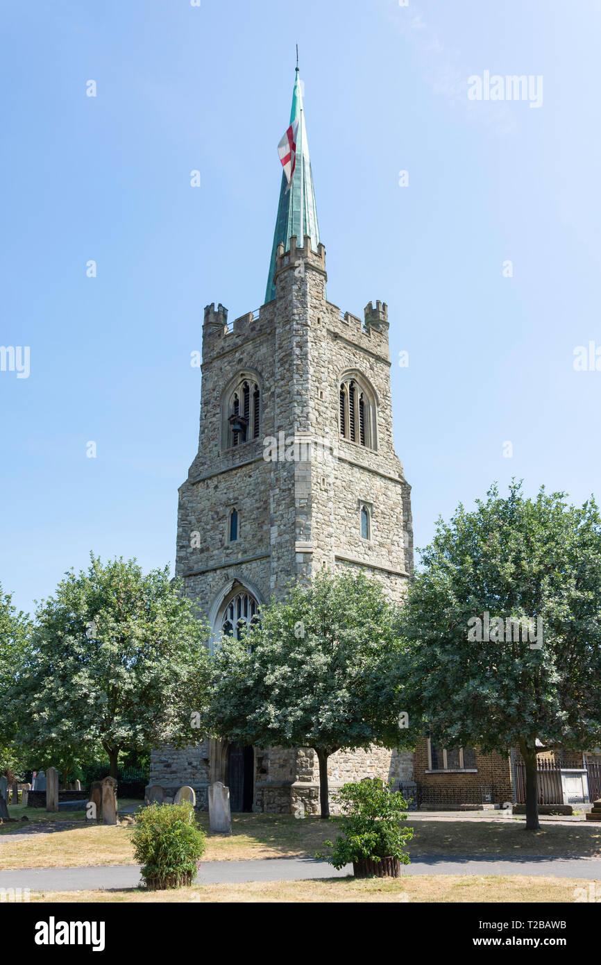 St Andrew's Parish Church, High Street, Hornchurch, London Borough of Havering, Greater London, England, United Kingdom Stock Photo