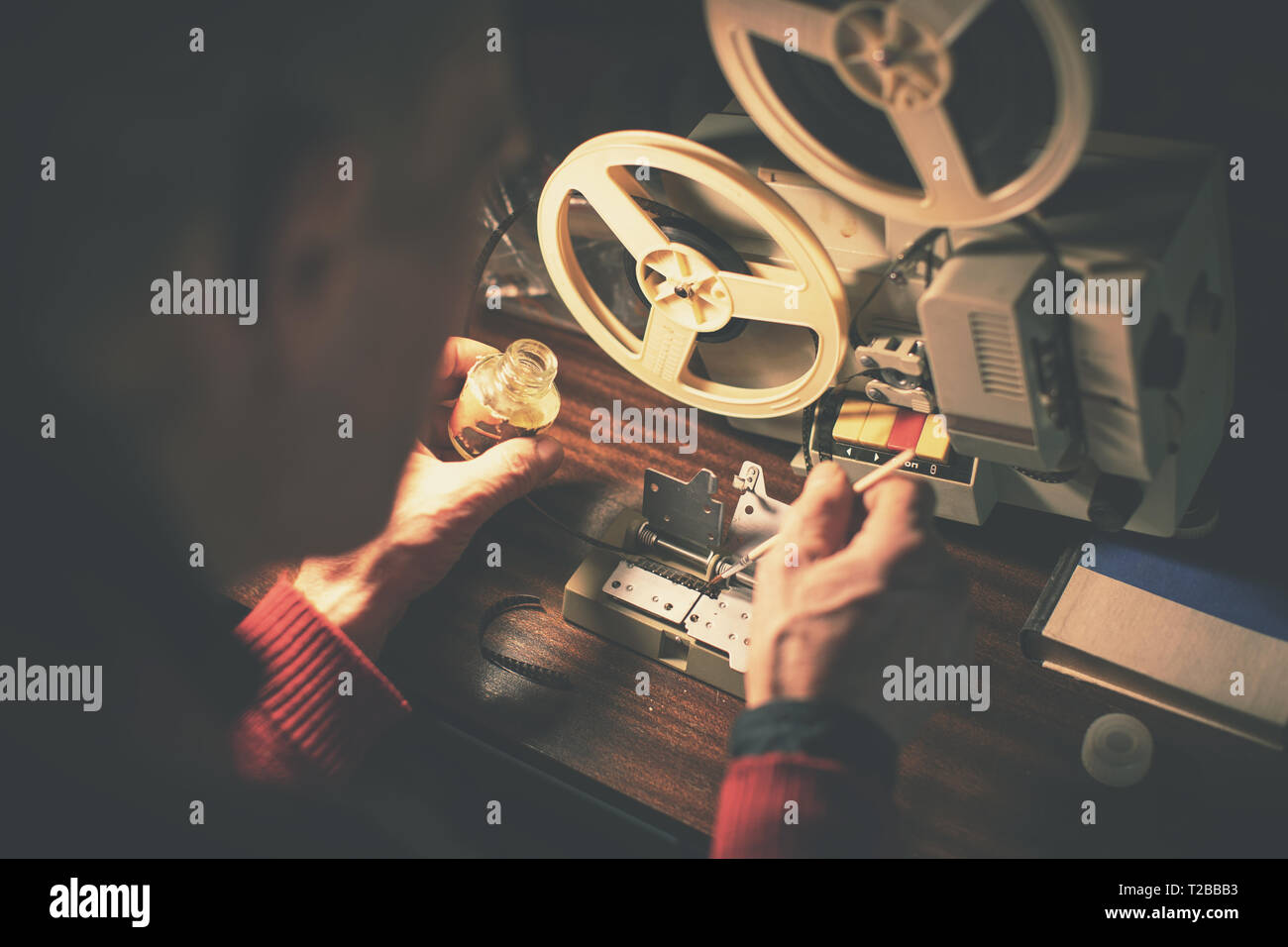 8mm film tape hi-res stock photography and images - Alamy