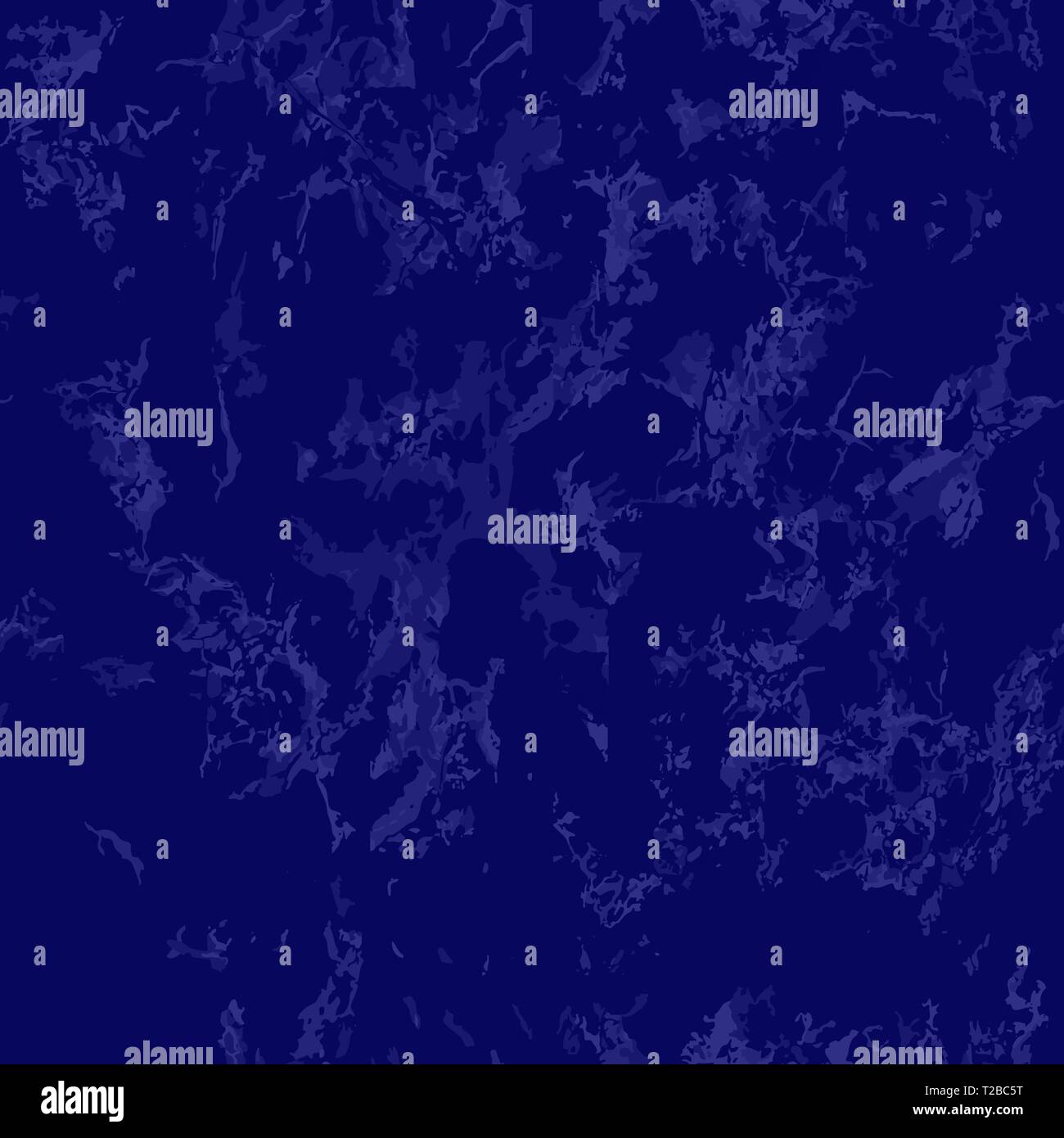 Blue marble texture background. Seamless pattern. Stock Vector