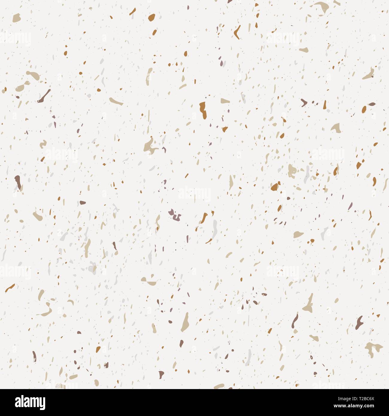 Terrazzo seamless patterns. Classic Italian marble Stock Vector