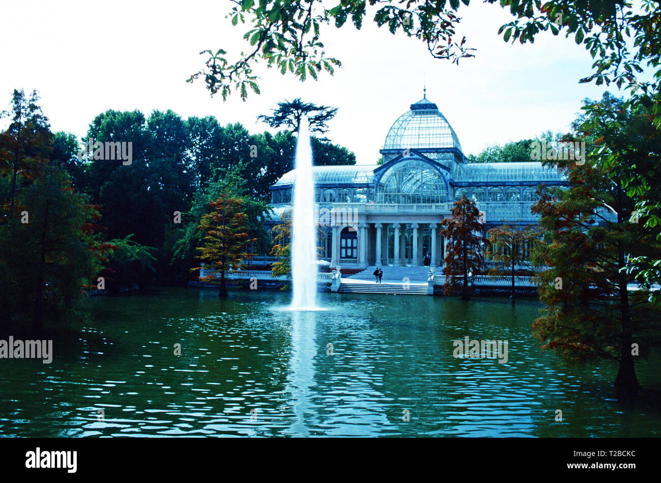 Crystal Palace in the Parque del Retiro,Madrid,Spain Stock Photo