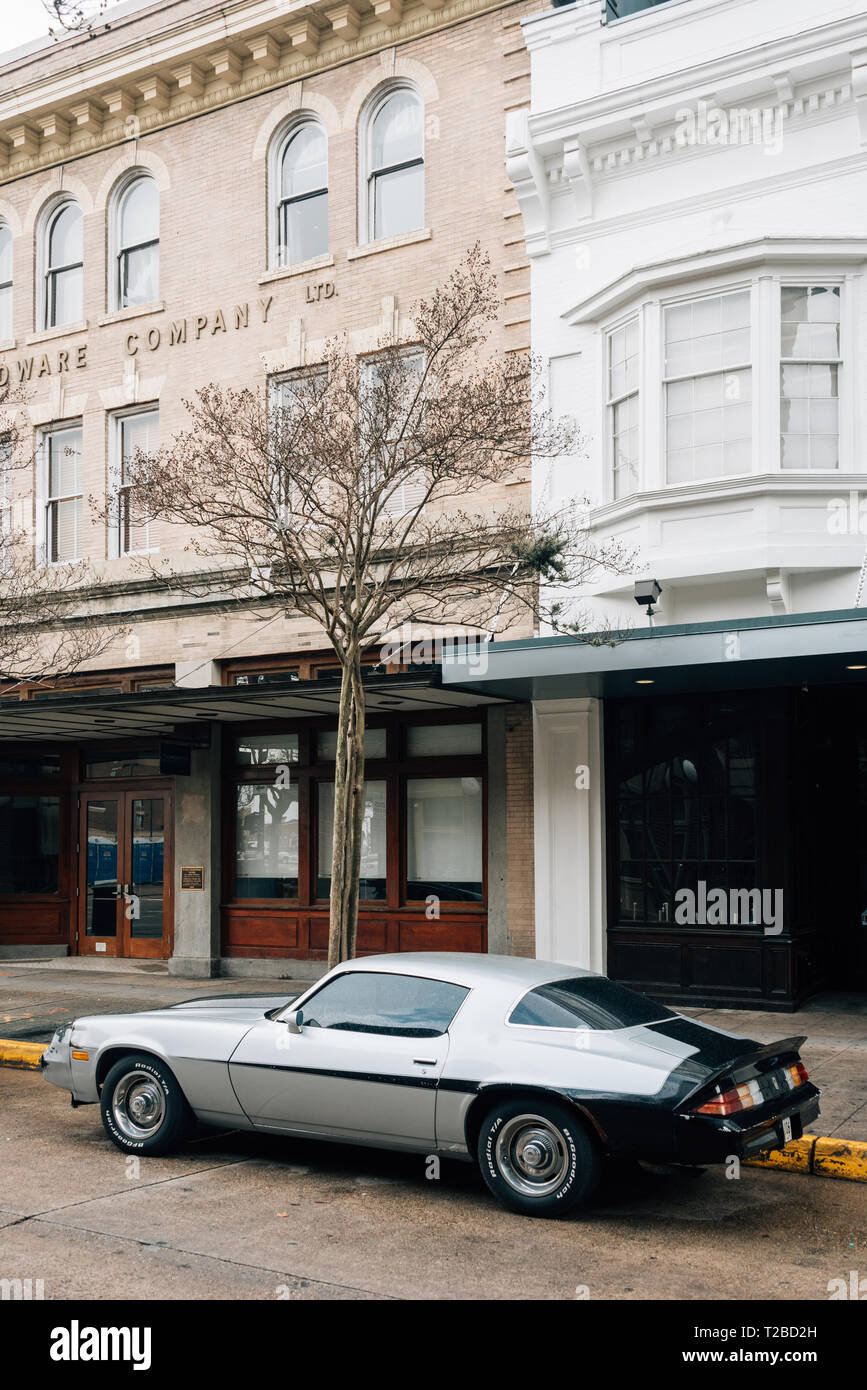 Old car in downtown Baton Rouge, Louisiana Stock Photo Alamy