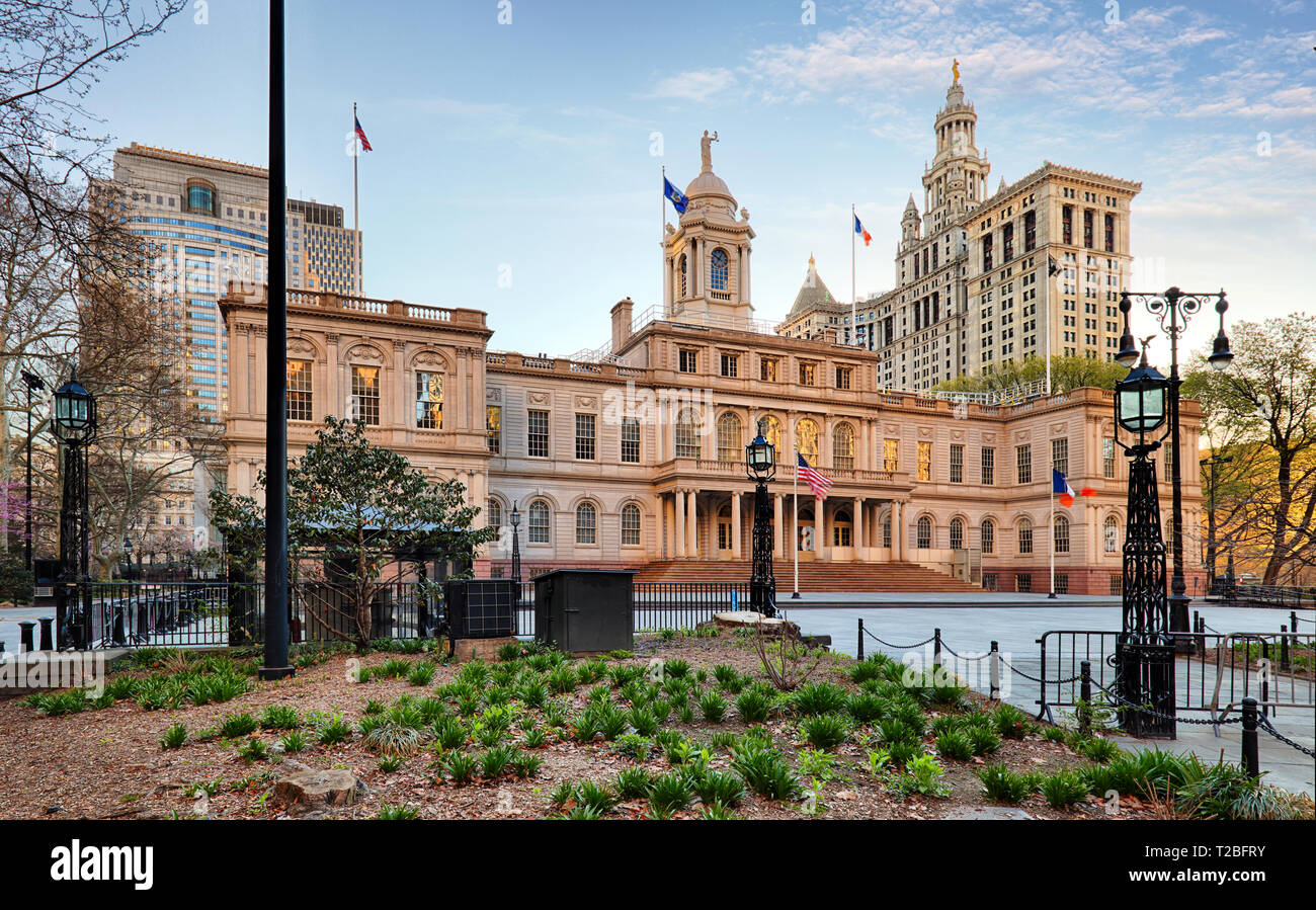New York City Hall, USA Stock Photo