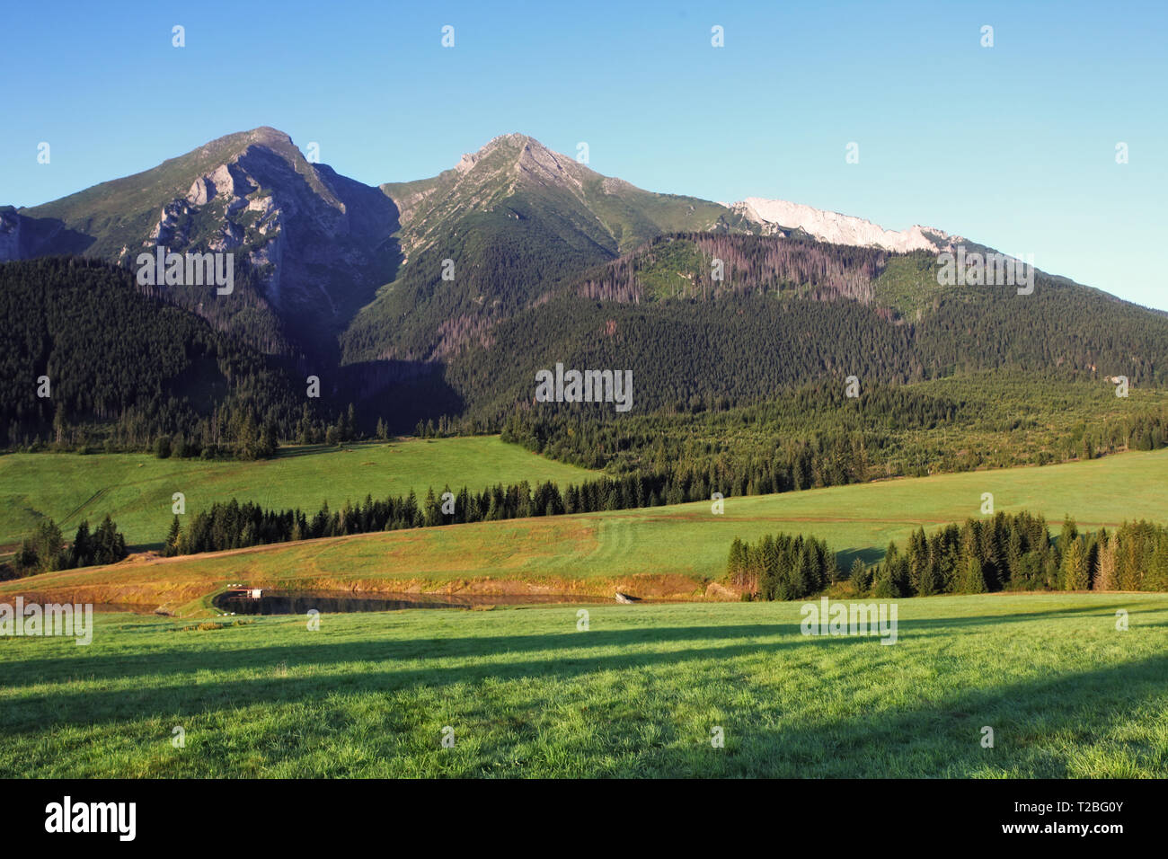Slovakia mountain - Tatras Stock Photo