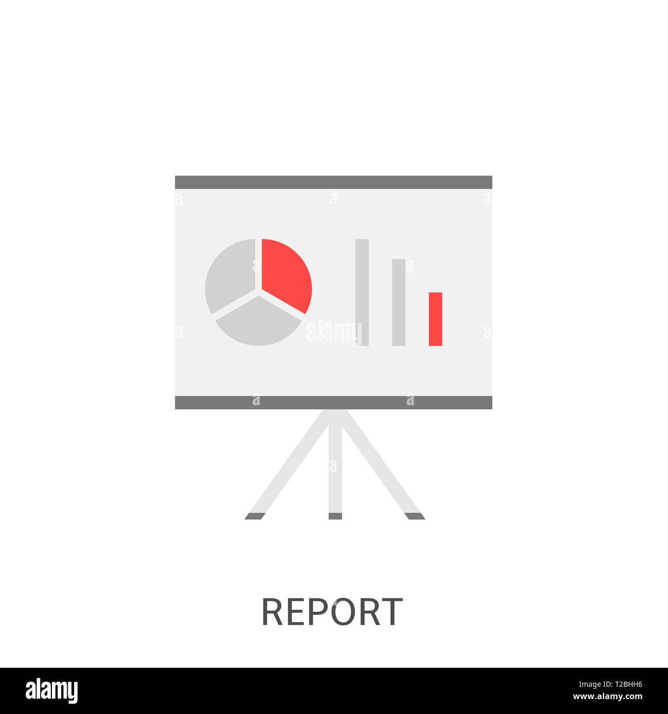 Report. Business audit concept, statistics and analytics Vector illustration Stock Vector