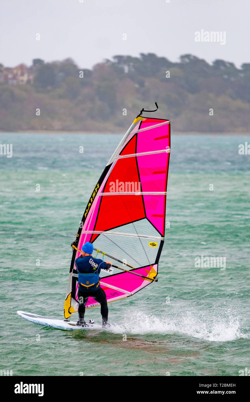 Windsurfing in weymouth portland dorset uk winsurf windsurfer sport