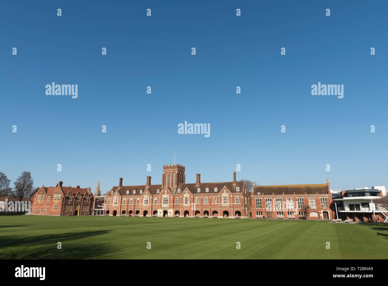 Eastbourne College, a private school in Eastbourne, East Sussex, England, UK Stock Photo