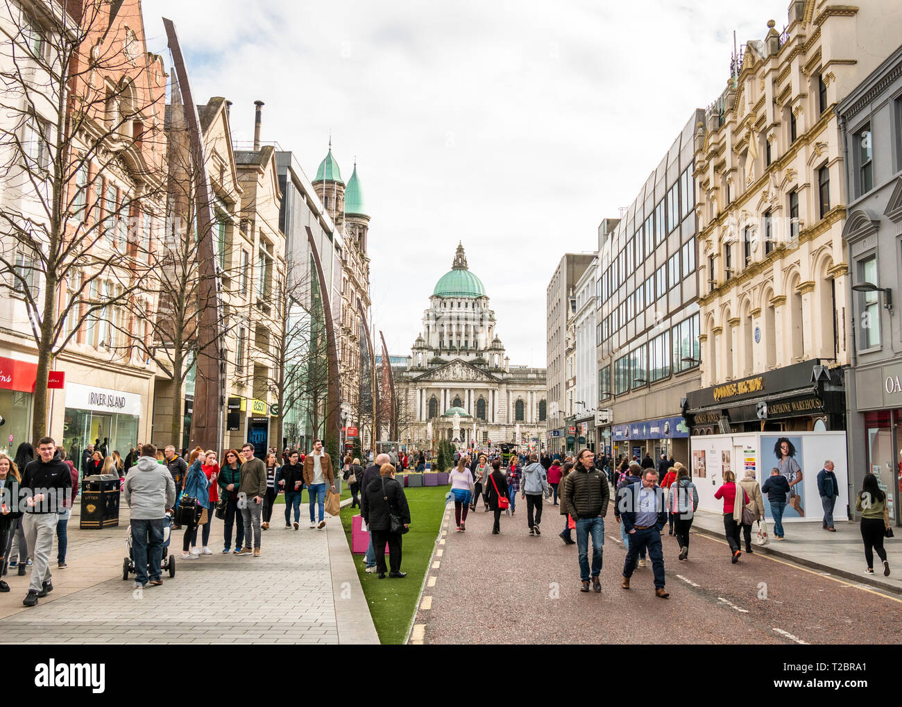 Donegall Street Belfast High Resolution Stock Photography and Images