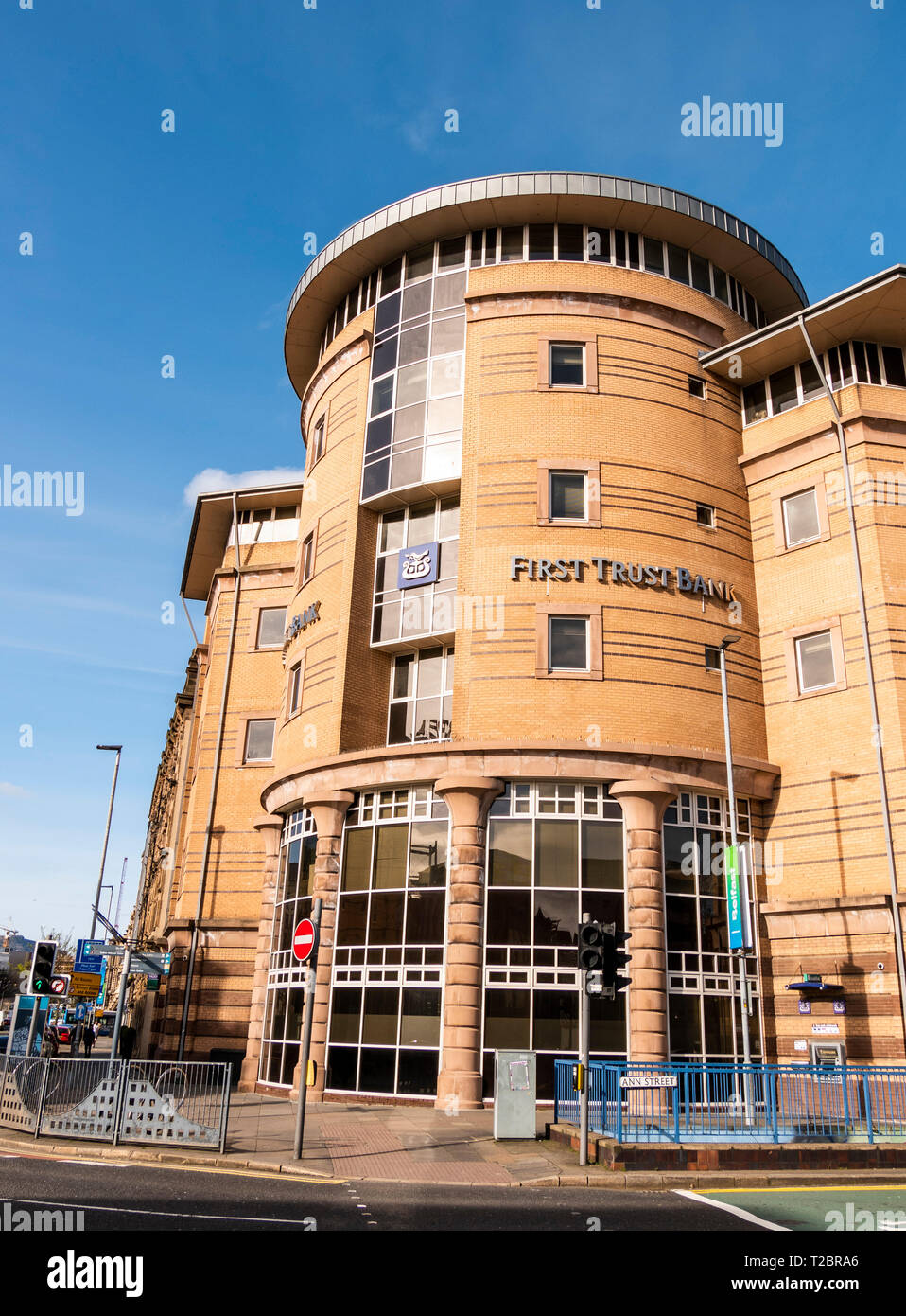 Belfast, Northern Ireland, UK March, 30 2019 First Trust Bank, Head
