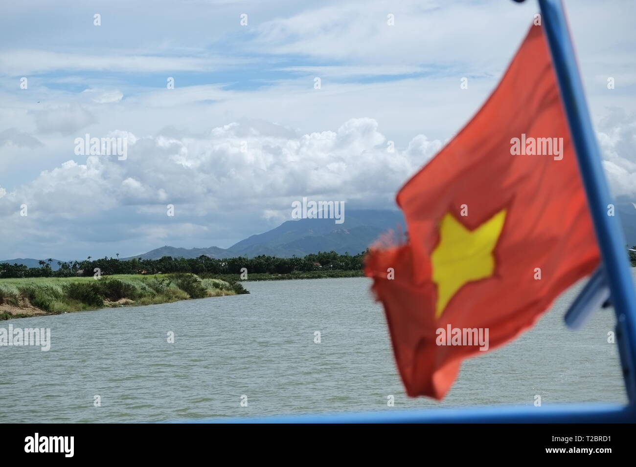 Vietnamese Flag Stock Photo