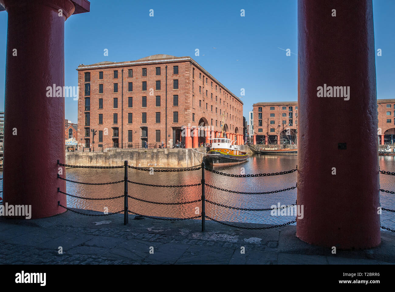 The Merseyside Maritime Museum  at the Albert Dock in Liverpool. Stock Photo