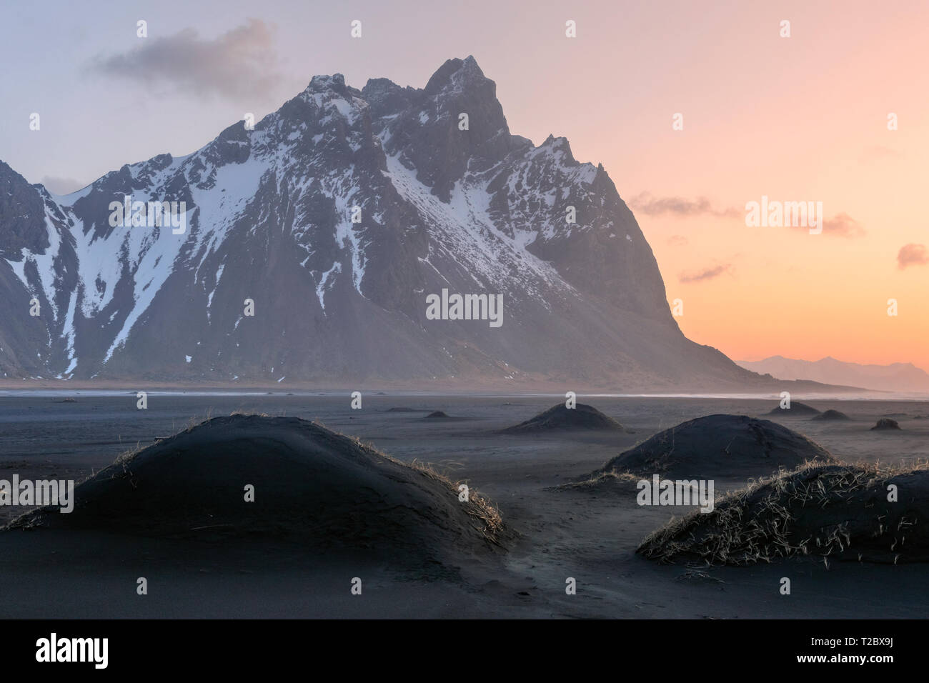 Stokksnes, Hornafjordur, Hofn, South Iceland, Iceland, Europe Stock Photo