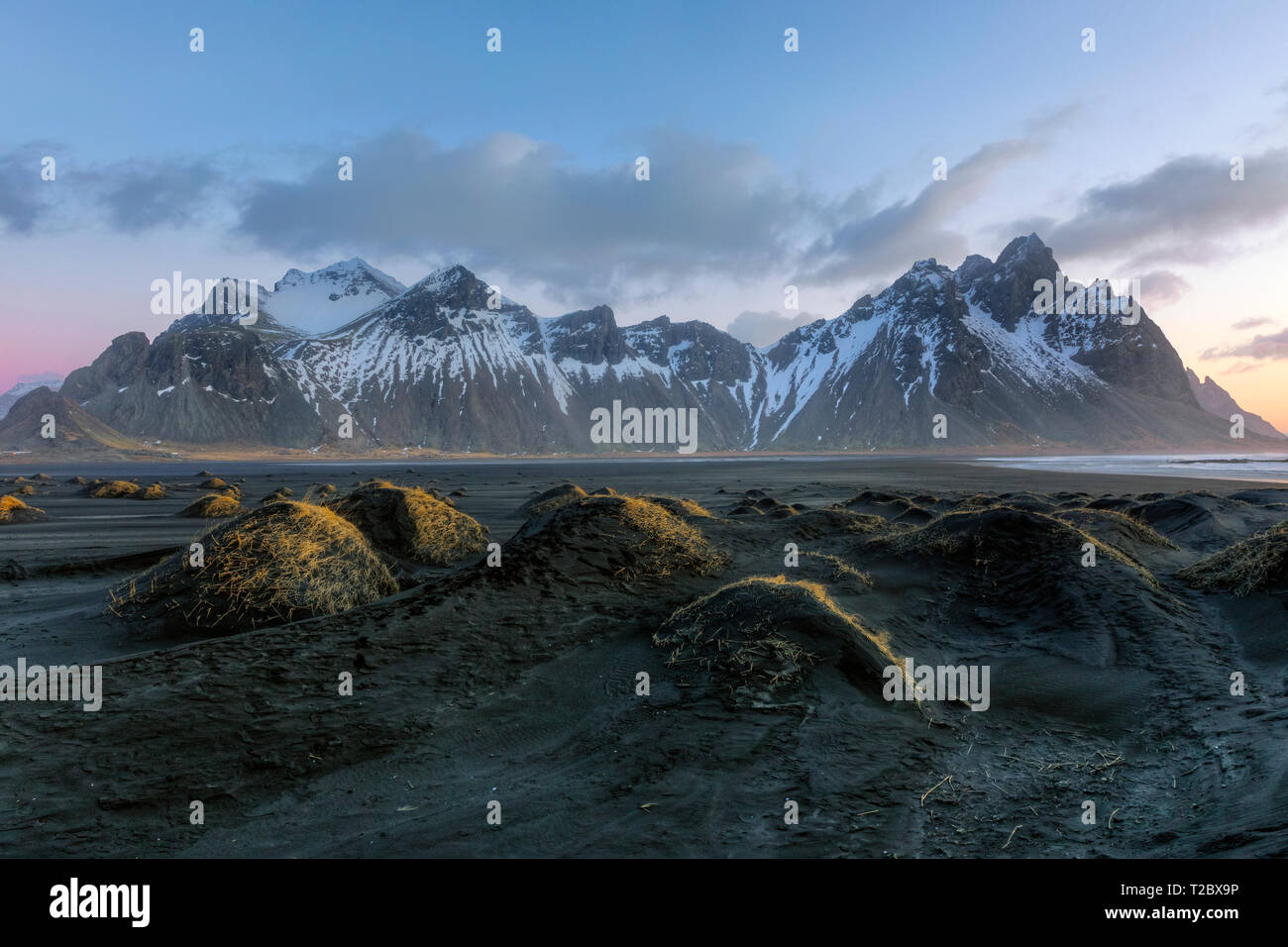 Stokksnes, Hornafjordur, Hofn, South Iceland, Iceland, Europe Stock Photo