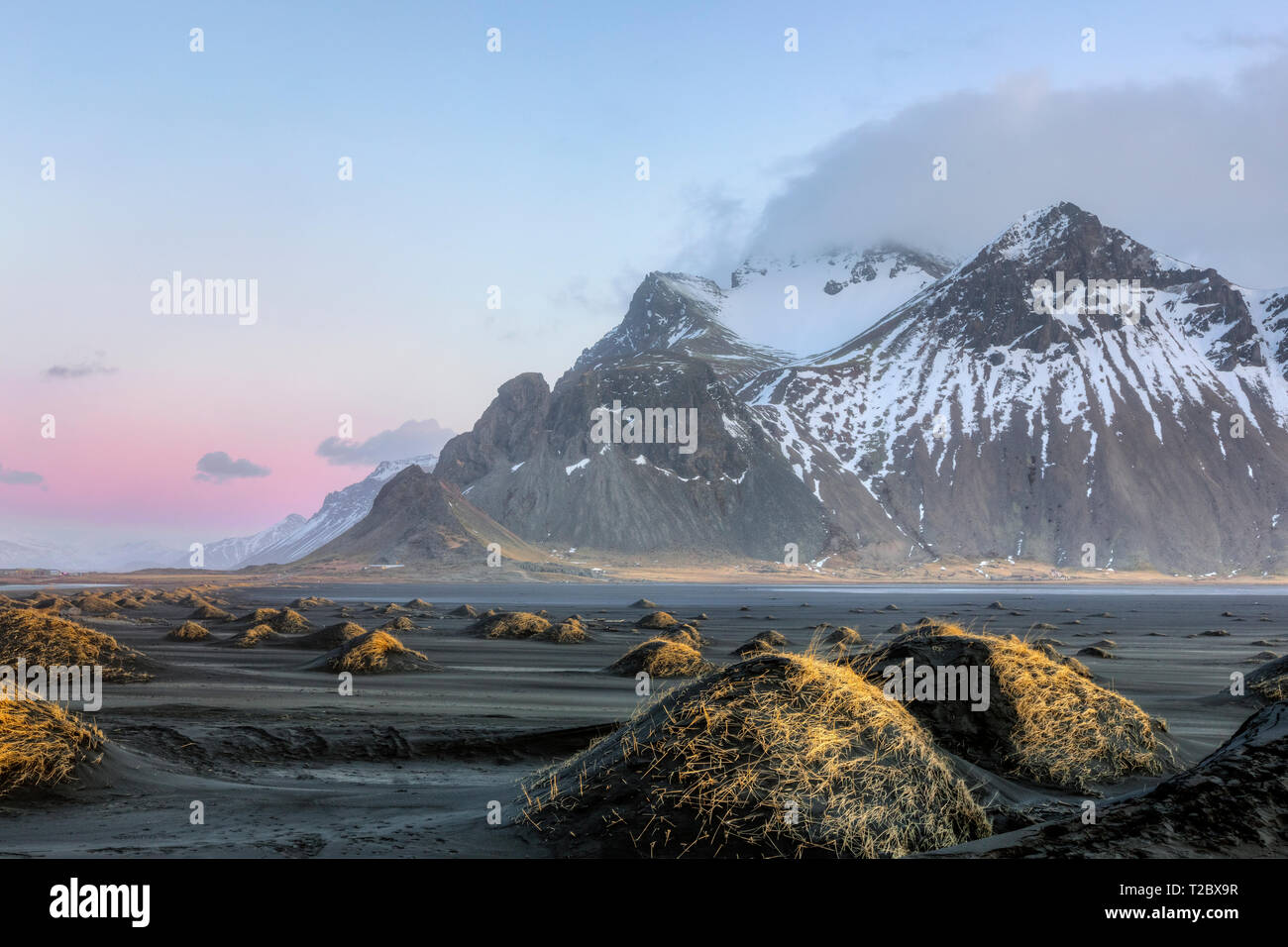 Stokksnes, Hornafjordur, Hofn, South Iceland, Iceland, Europe Stock Photo