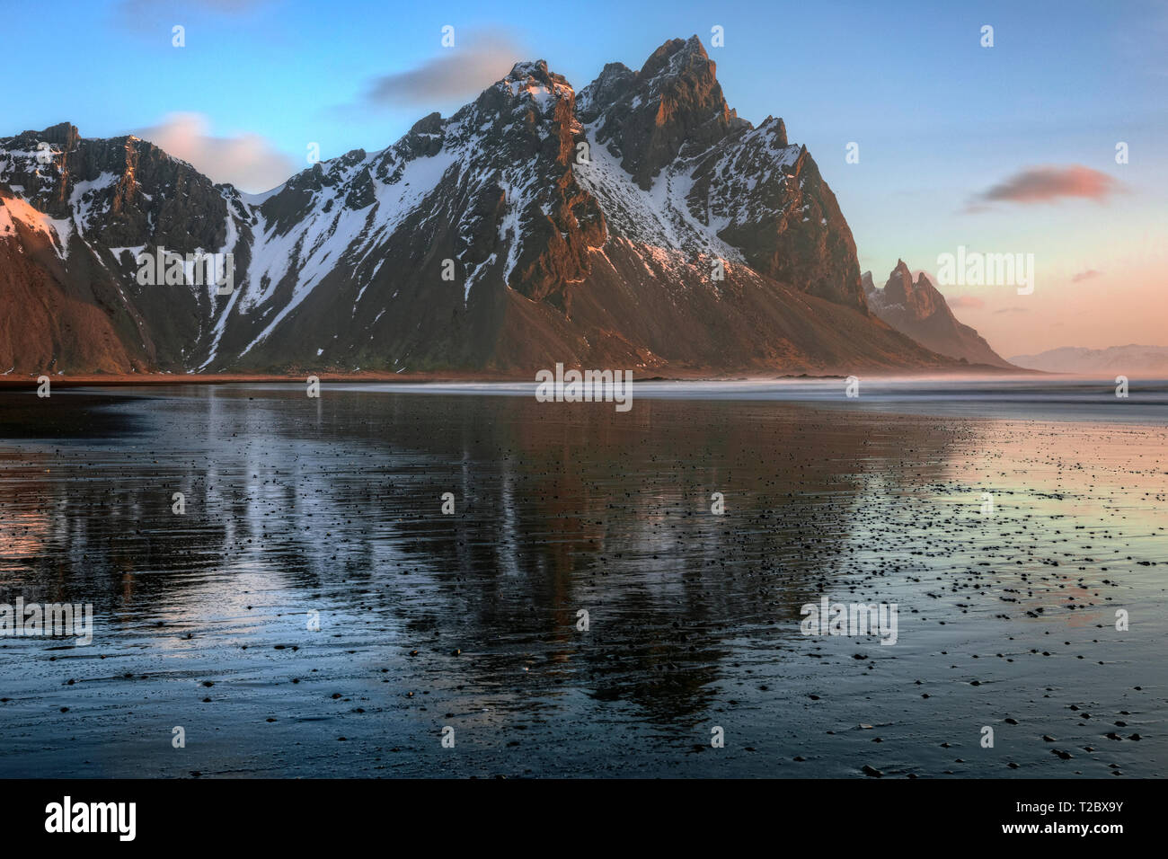 Stokksnes, Hornafjordur, Hofn, South Iceland, Iceland, Europe Stock Photo