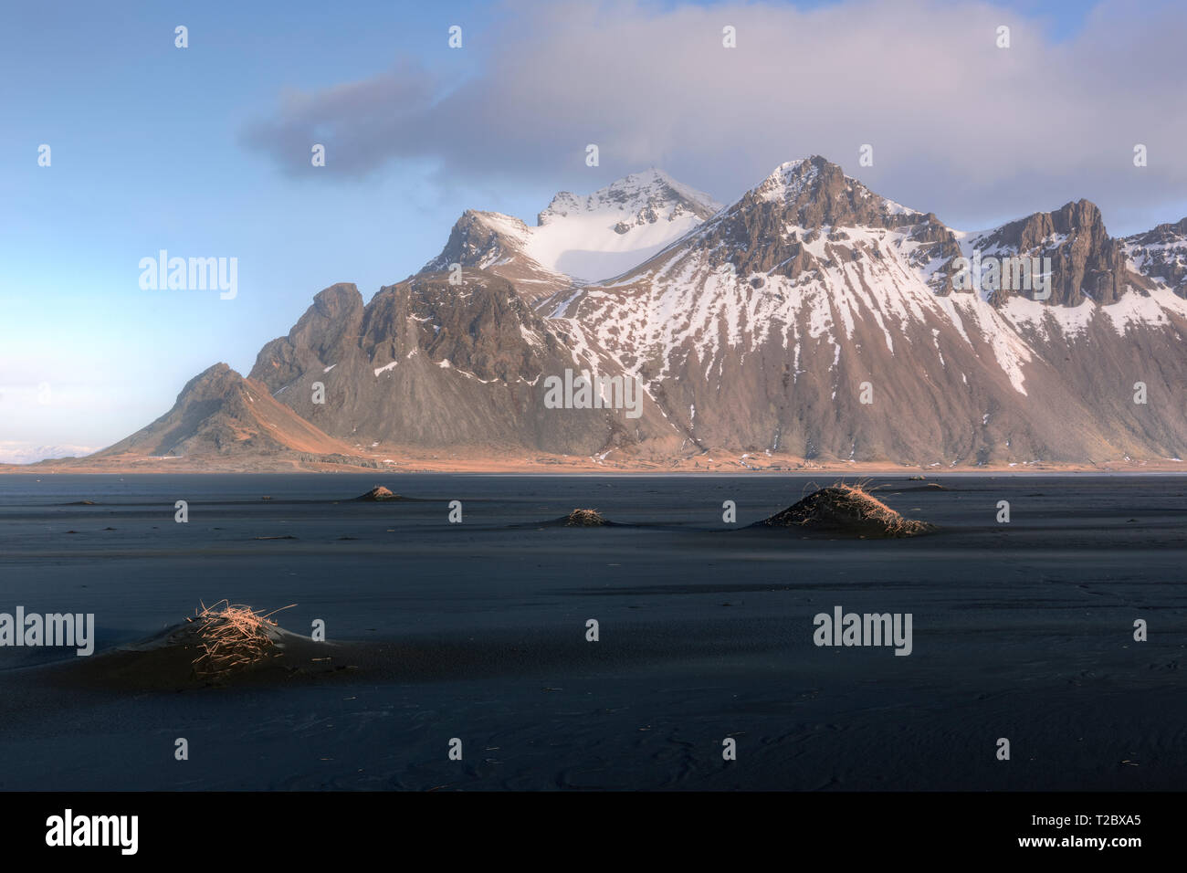 Stokksnes, Hornafjordur, Hofn, South Iceland, Iceland, Europe Stock Photo