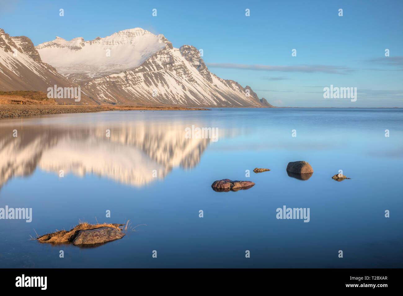 Stokksnes, Hornafjordur, Hofn, South Iceland, Iceland, Europe Stock Photo