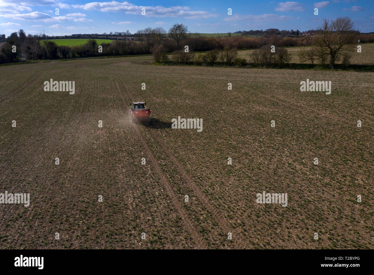 Drone ,England,UK Stock Photo