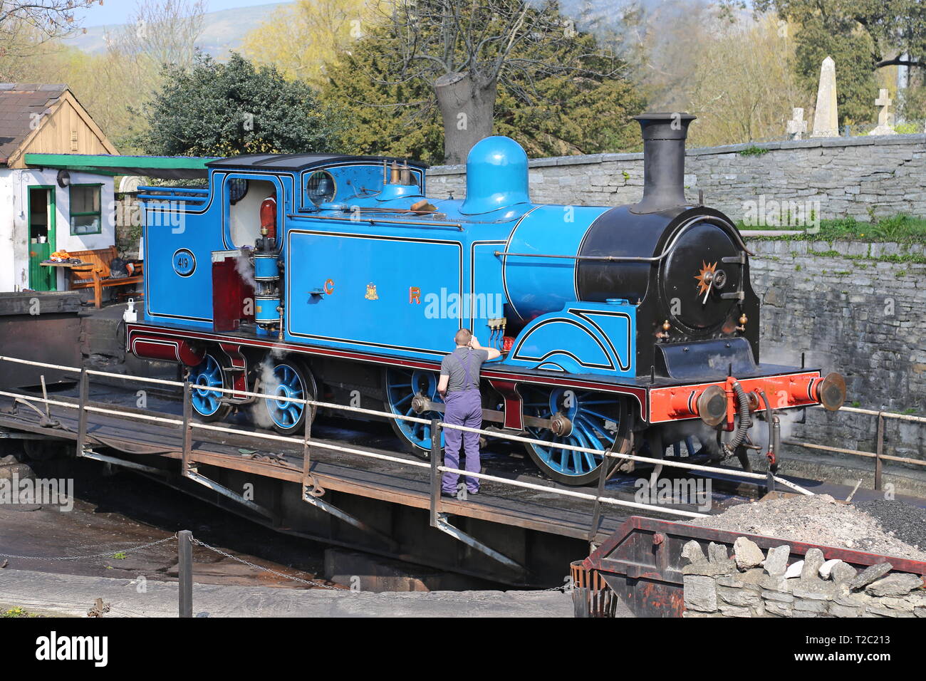 Caledonian Railway 439 Class Tank No 419 Swanage Railway Swanage Isle Of Purbeck Dorset England Great Britain United Kingdom Uk Europe Stock Photo Alamy